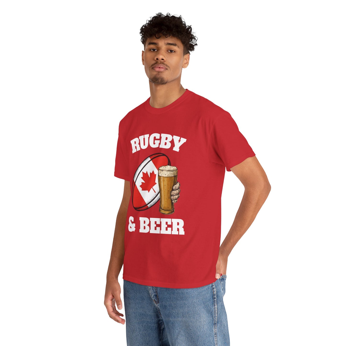Rugby & Beer Canada T-Shirt – Canadian Rugby Fan Tee
