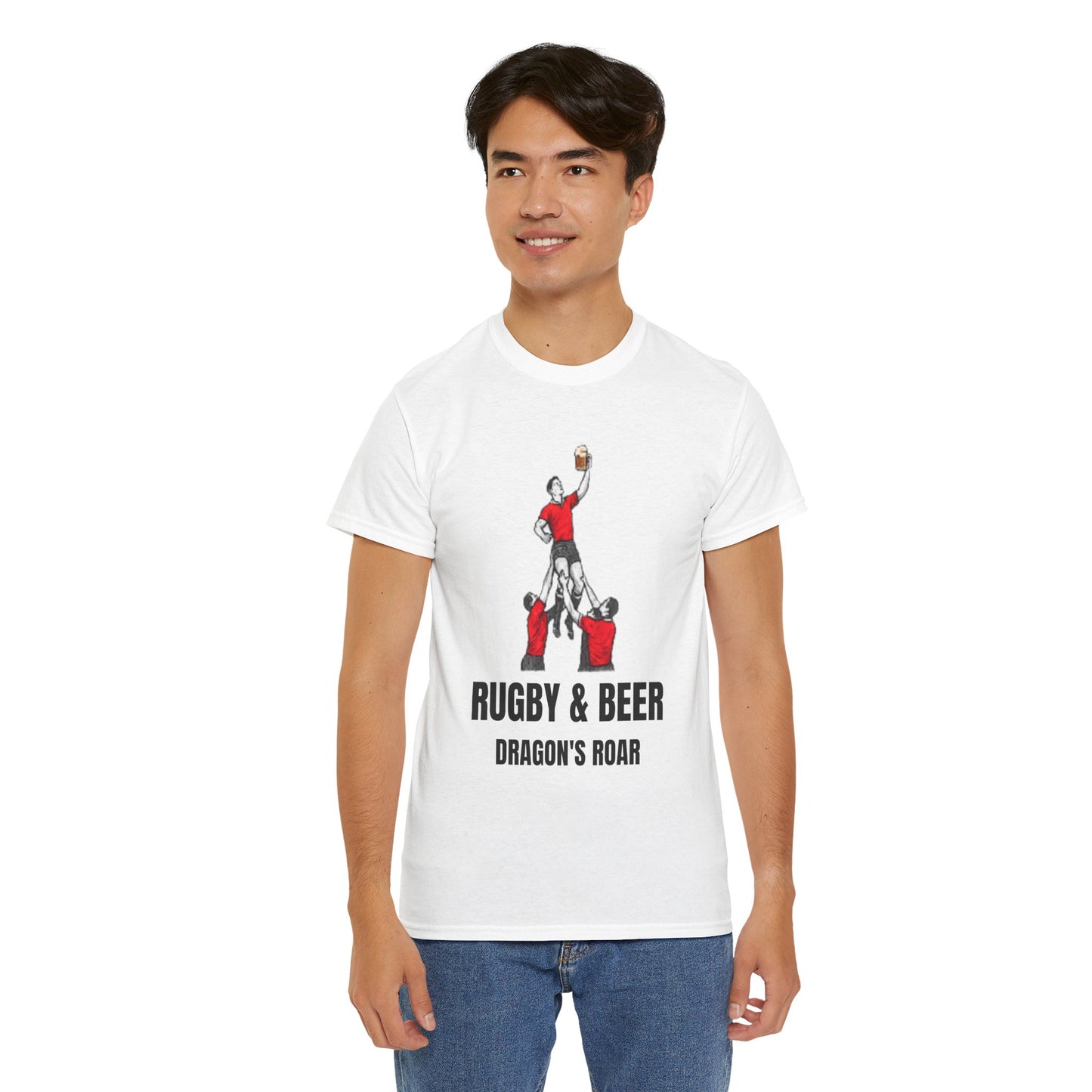 Dragon’s Roar Wales Rugby T-Shirt | Rugby & Beer Fan Tee