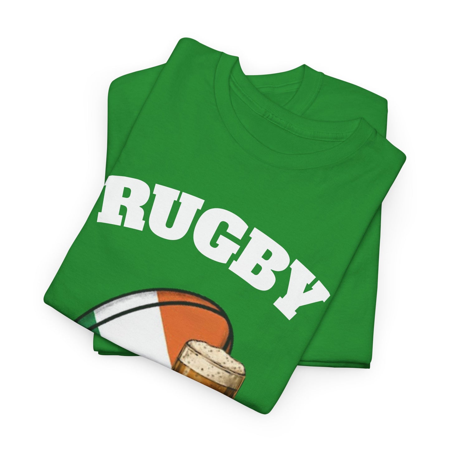 Irish Rugby & Beer T-Shirt – Perfect for Match Days, Gifts & Lads Trips