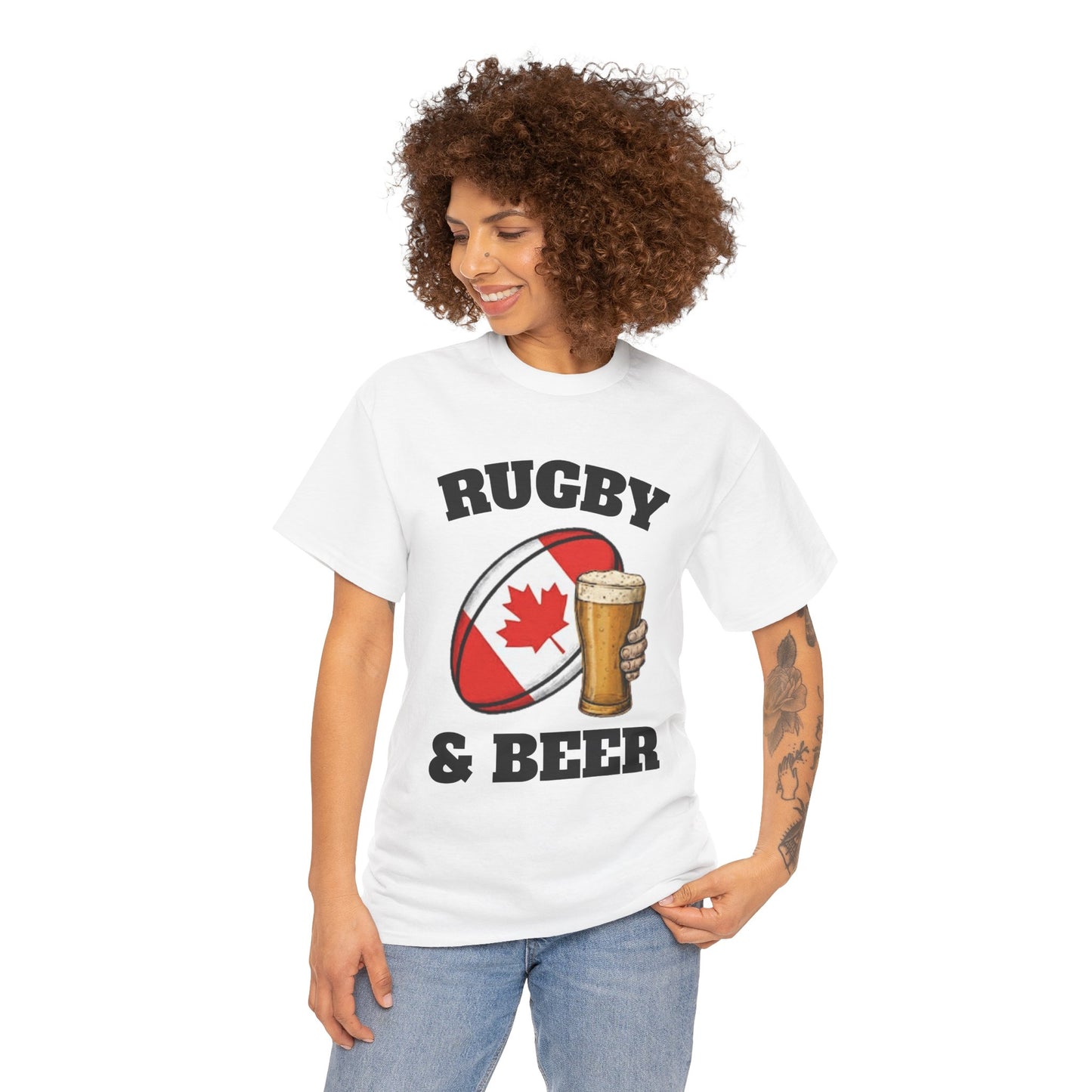 Rugby & Beer Canada T-Shirt – Canadian Rugby Fan Tee