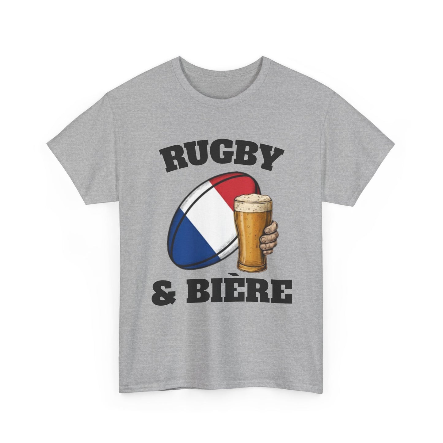 Rugby & Bière – T-shirt Supporter Rugby Français
