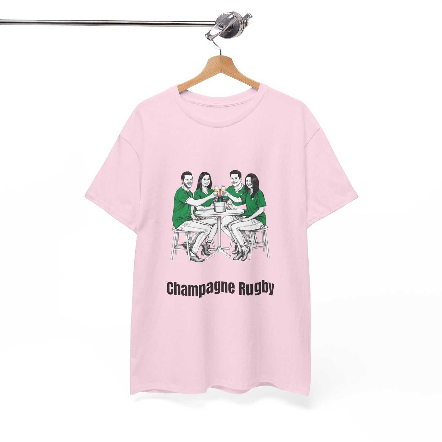 T-shirt de rugby champagne – Cadeau pour les fans de rugby irlandais