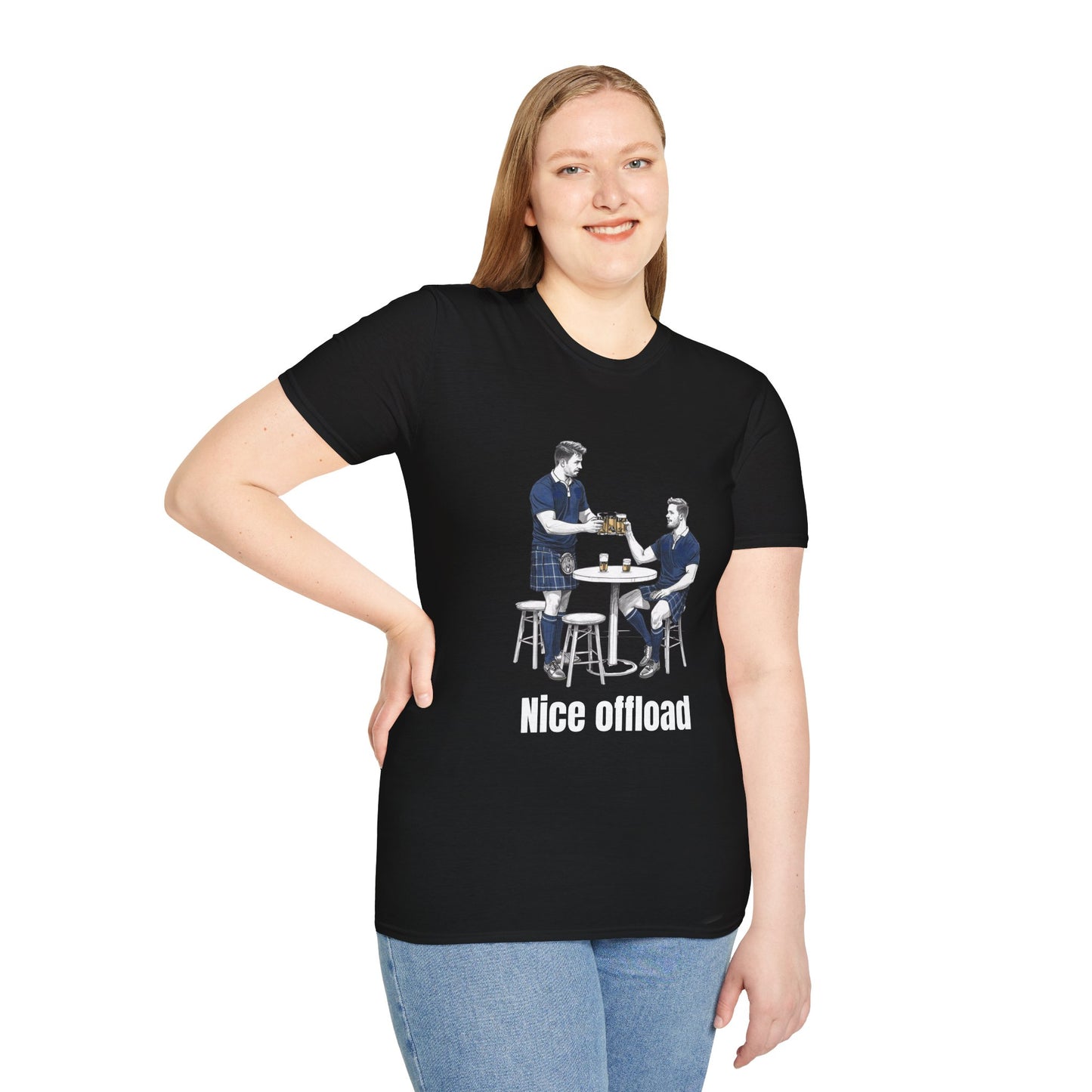 Nice Offload Rugby T-Shirt – Scotland Rugby Fan Gift