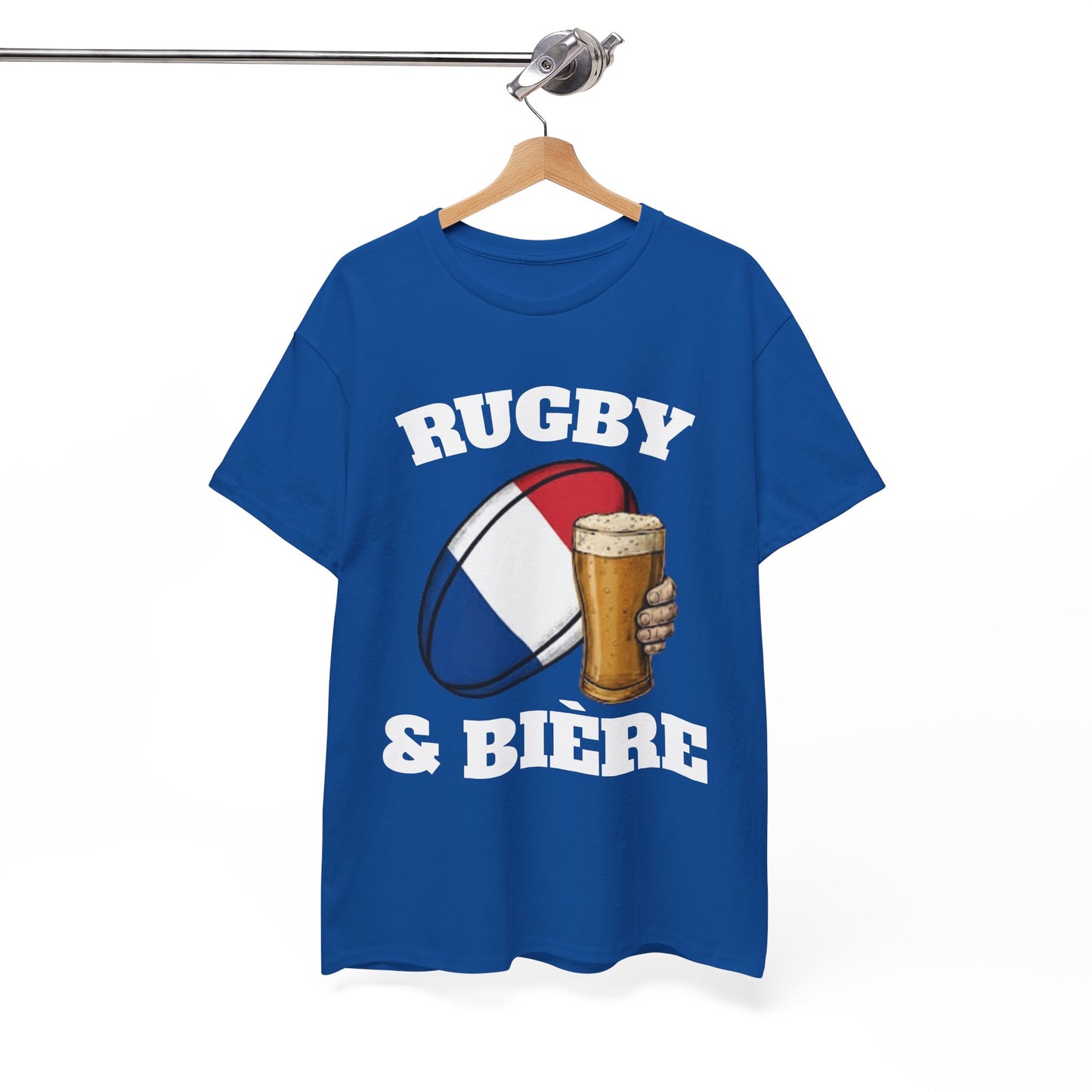 Rugby & Bière – T-shirt Supporter Rugby Français