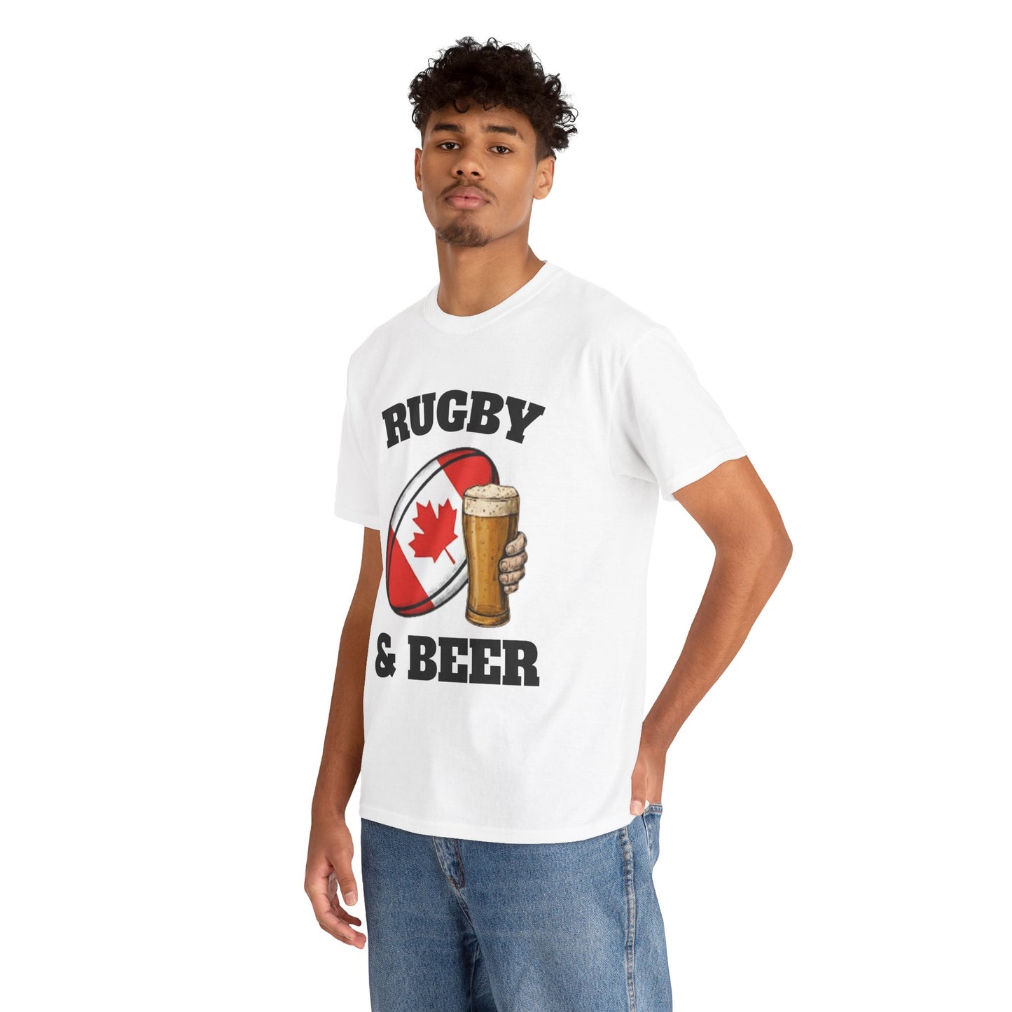 Rugby & Beer Canada T-Shirt – Canadian Rugby Fan Tee
