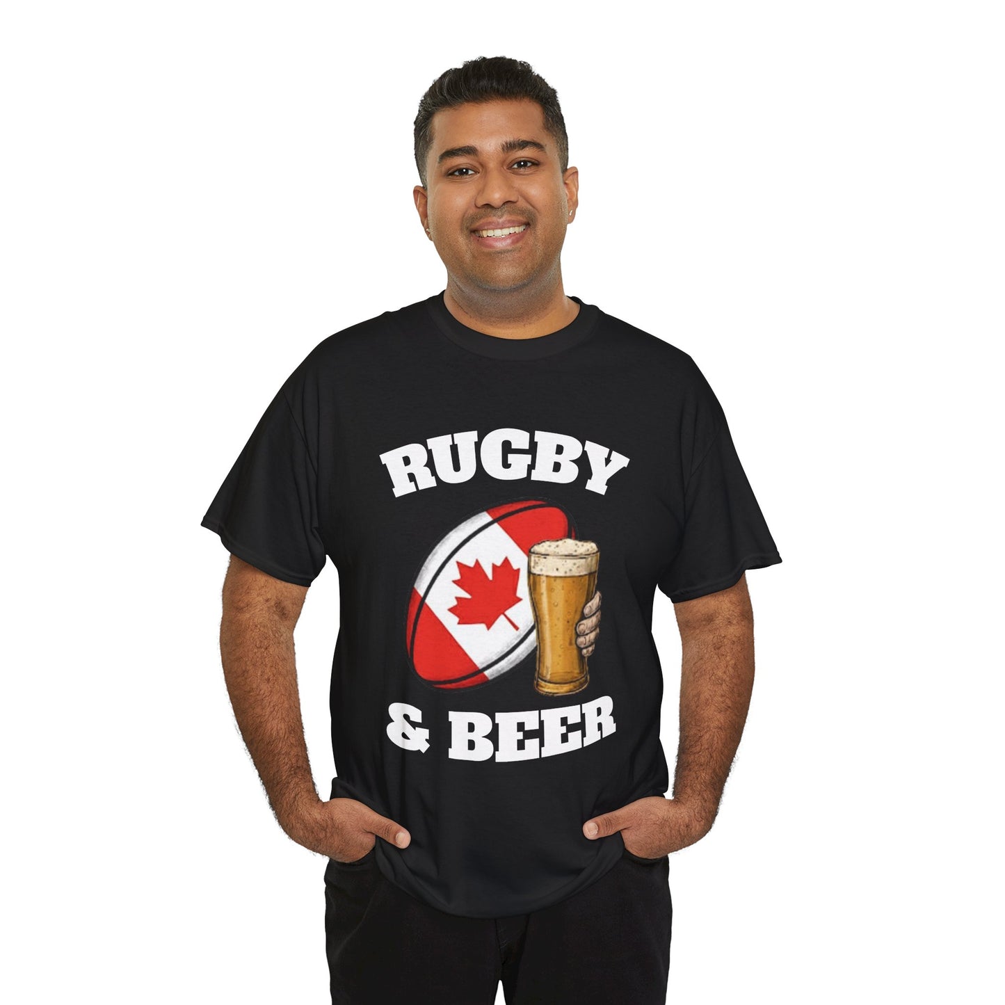 Rugby & Beer Canada T-Shirt – Canadian Rugby Fan Tee