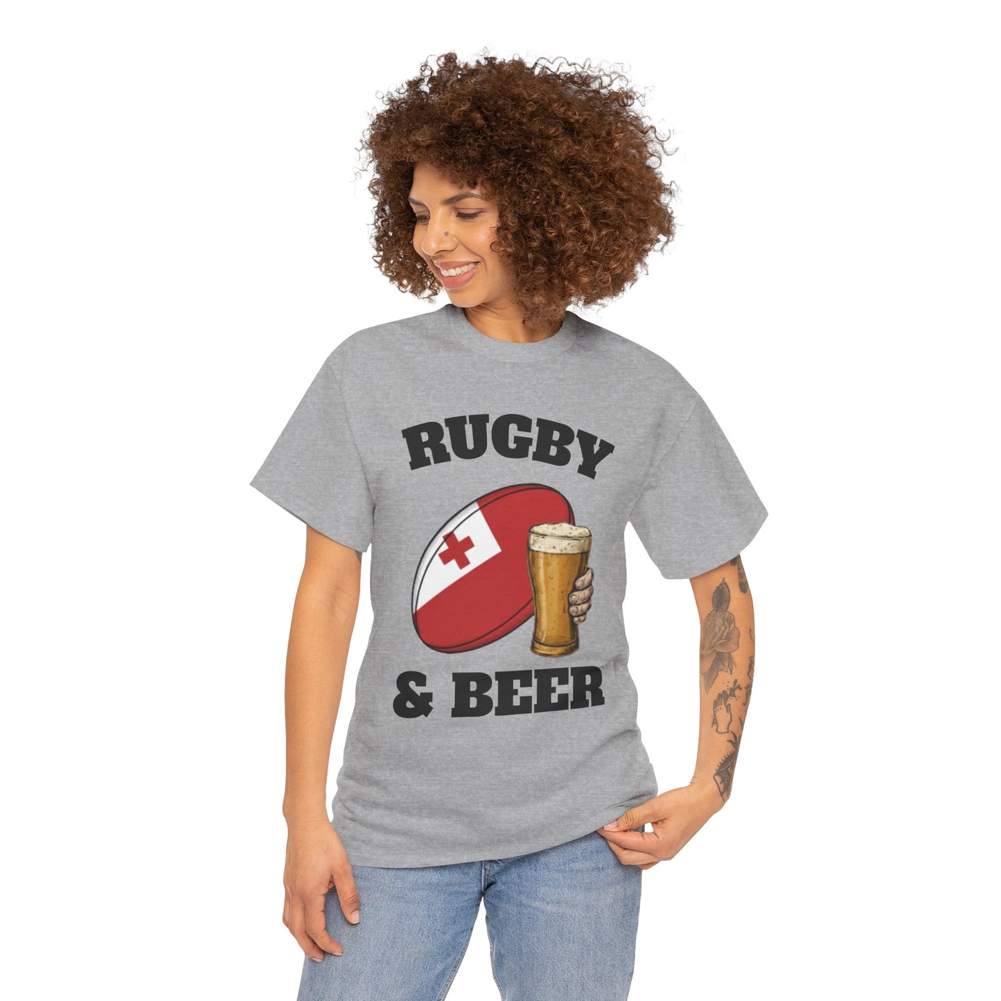 Rugby & Beer Tonga T-Shirt – Ikale Tahi Rugby Fans Tee