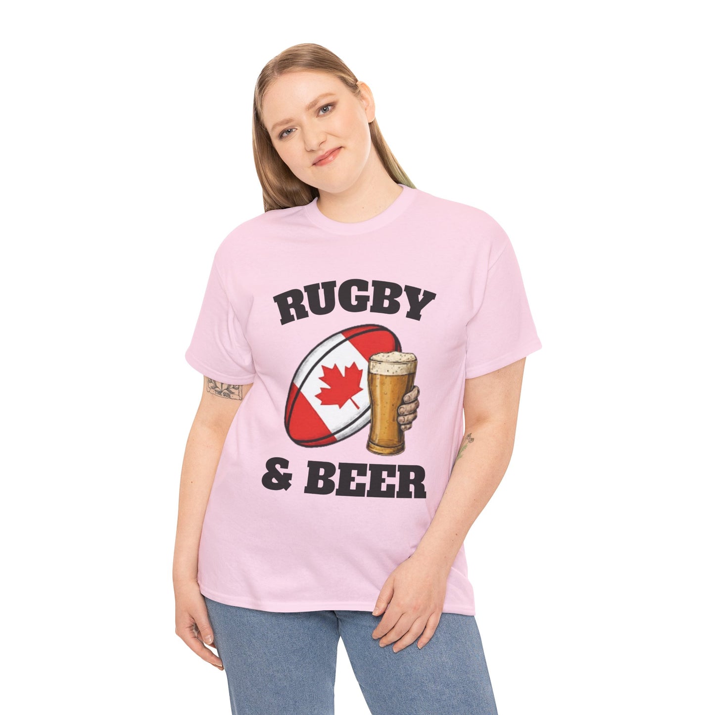 Rugby & Beer Canada T-Shirt – Canadian Rugby Fan Tee