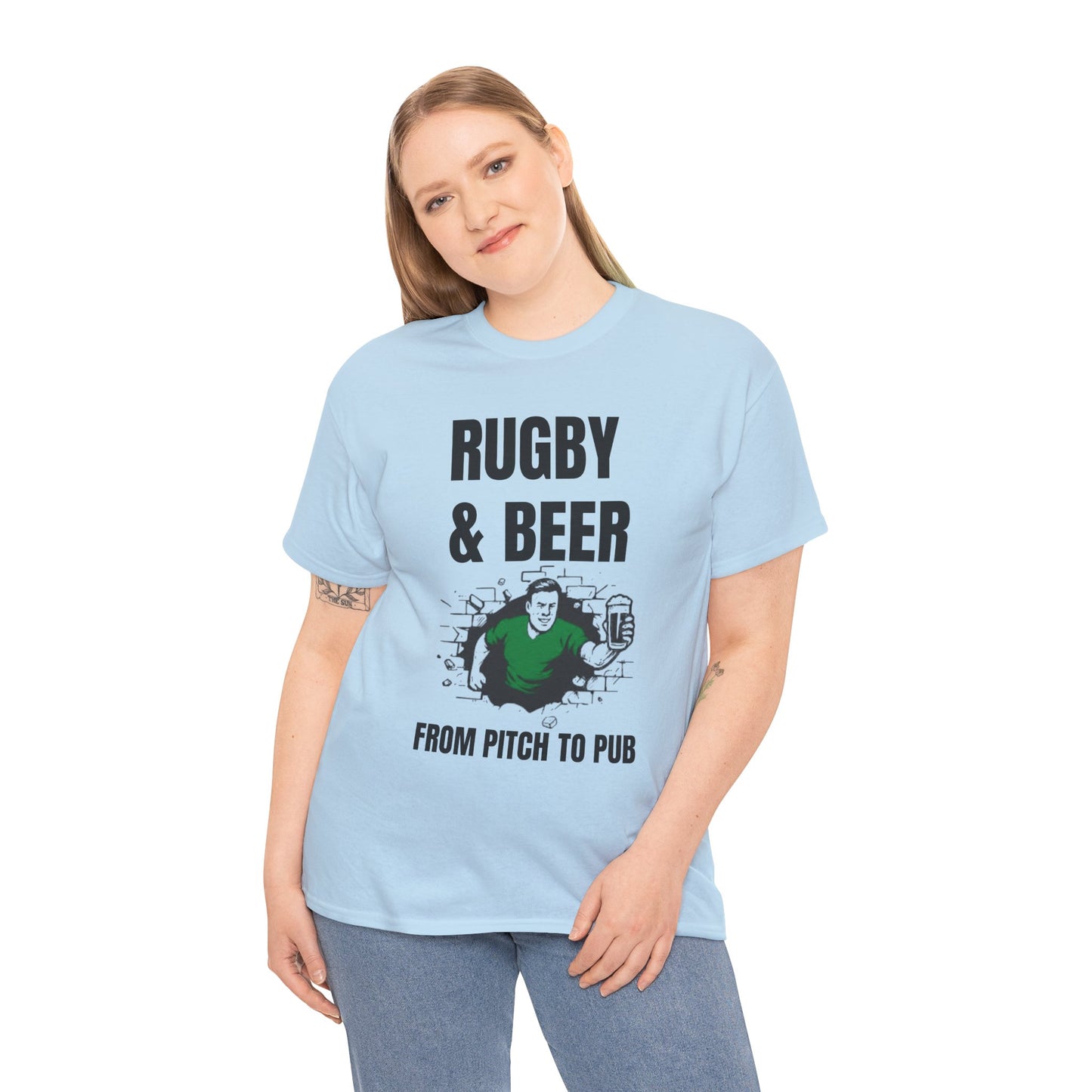 T-shirt Rugby et bière – Du terrain au pub | T-shirt des supporters irlandais de rugby