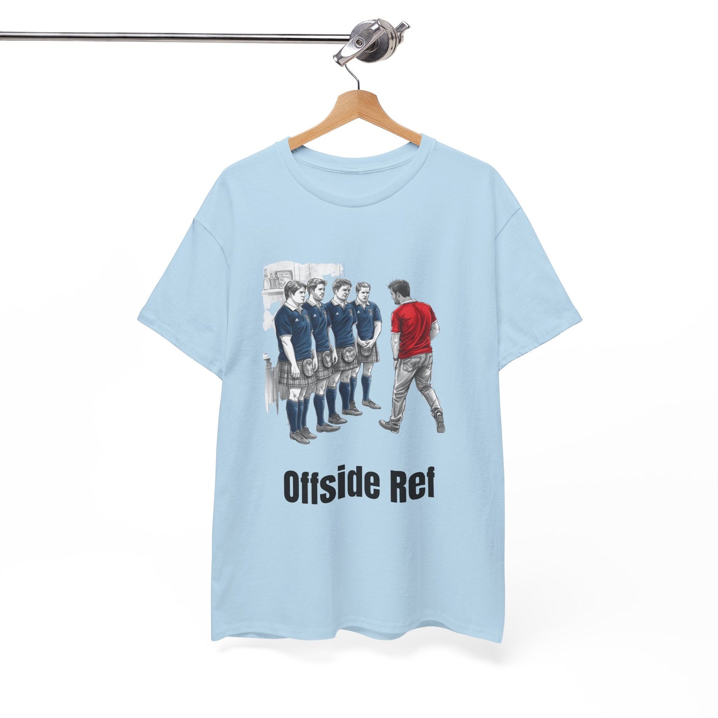 Offside Ref – Funny Scottish Rugby T-Shirt for Fans & Gifts