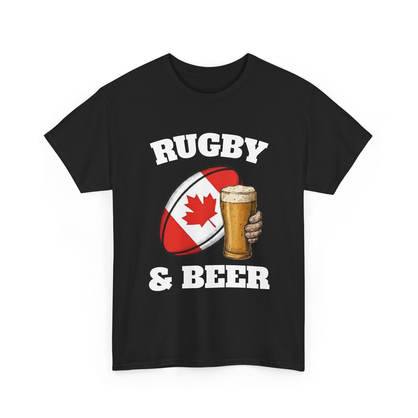 Rugby & Beer Canada T-Shirt – Canadian Rugby Fan Tee