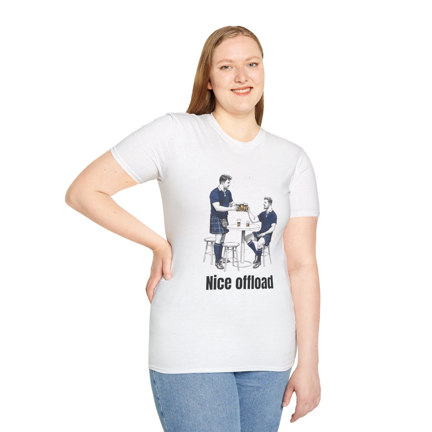 Nice Offload Rugby T-Shirt – Scotland Rugby Fan Gift