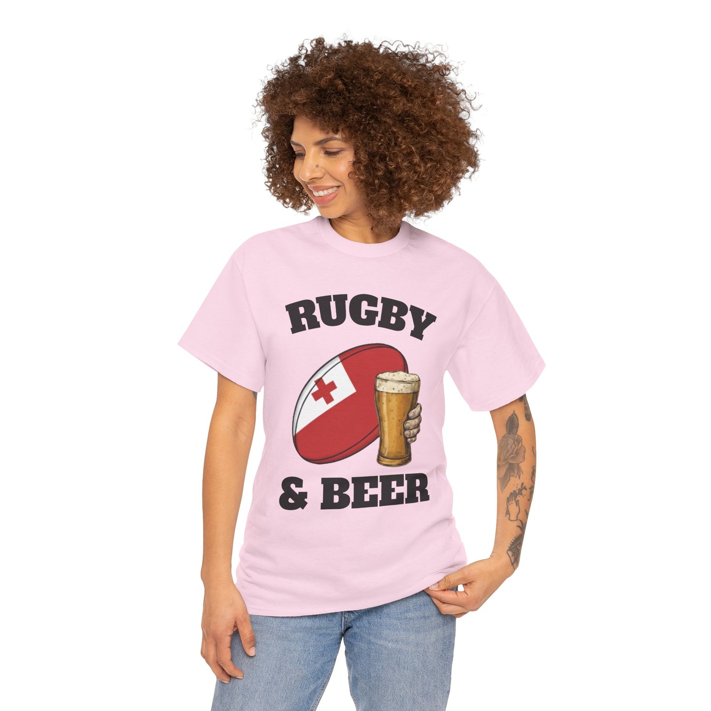Rugby & Beer Tonga T-Shirt – Ikale Tahi Rugby Fans Tee