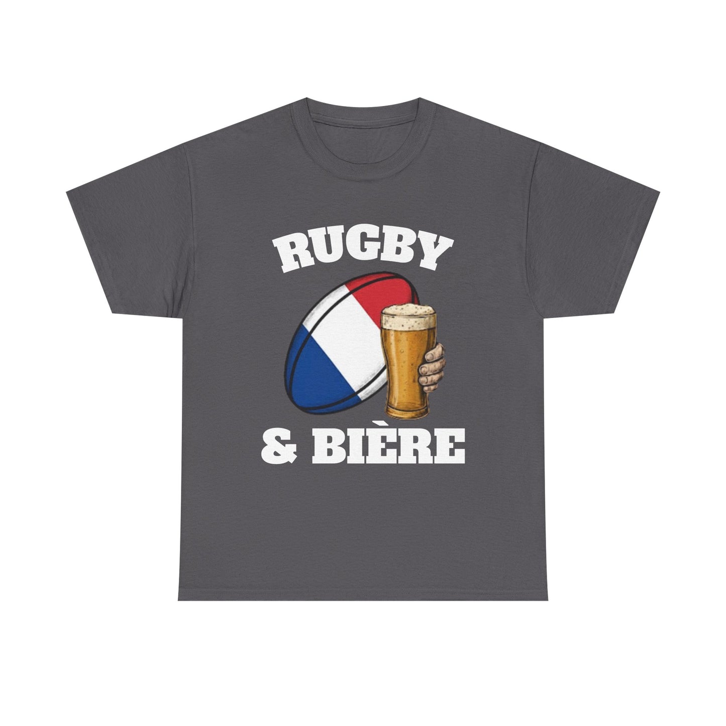 Rugby & Bière – T-shirt Supporter Rugby Français