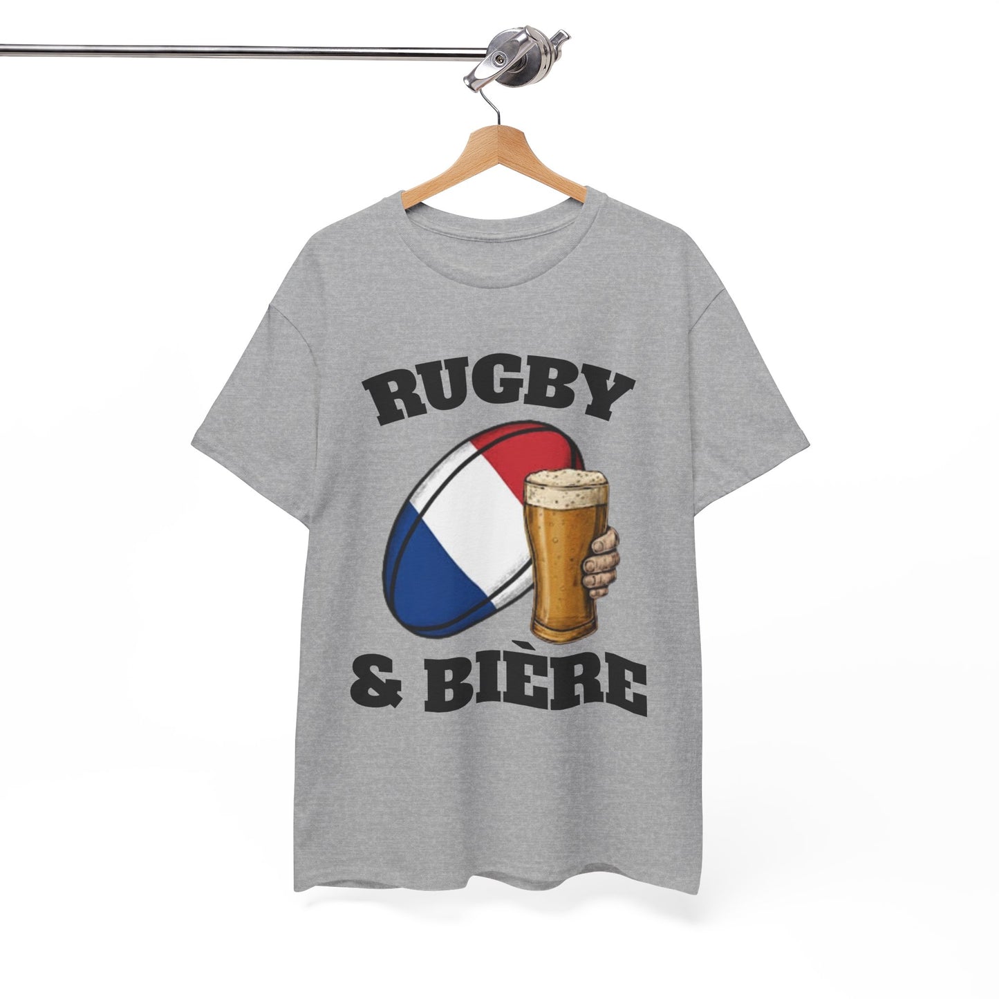 Rugby & Bière – T-shirt Supporter Rugby Français