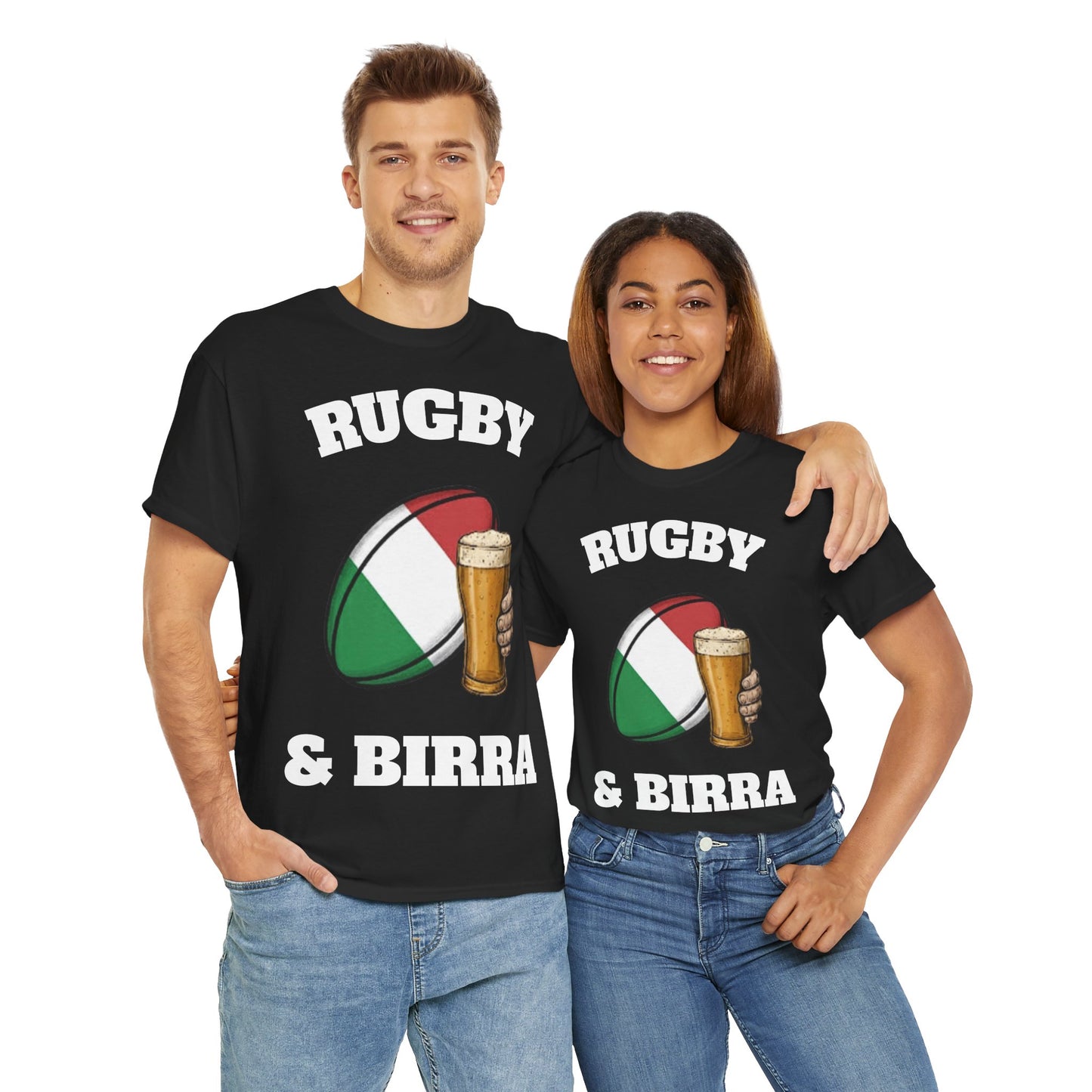 Rugby & Birra – T-shirt Tifosi Rugby Italia