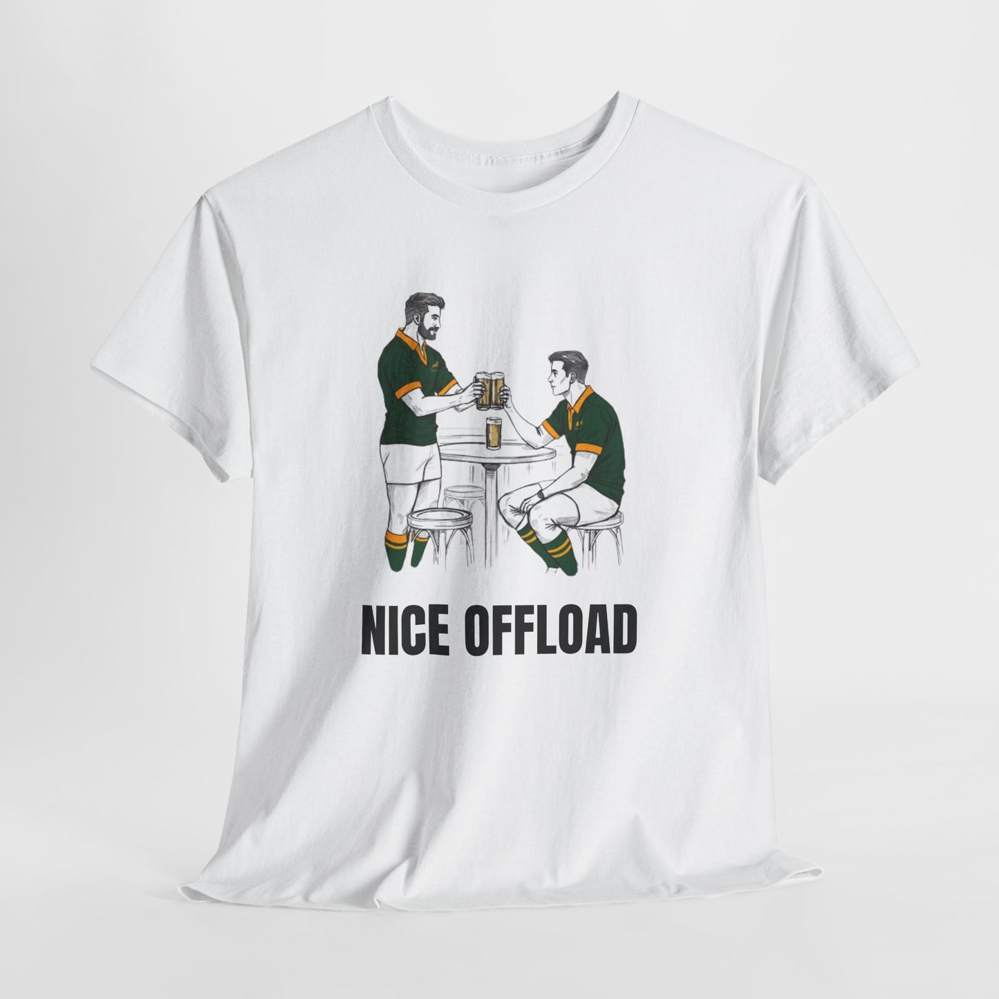 Nice Offload – South Africa Rugby Fan T-Shirt | Rugby & Beer