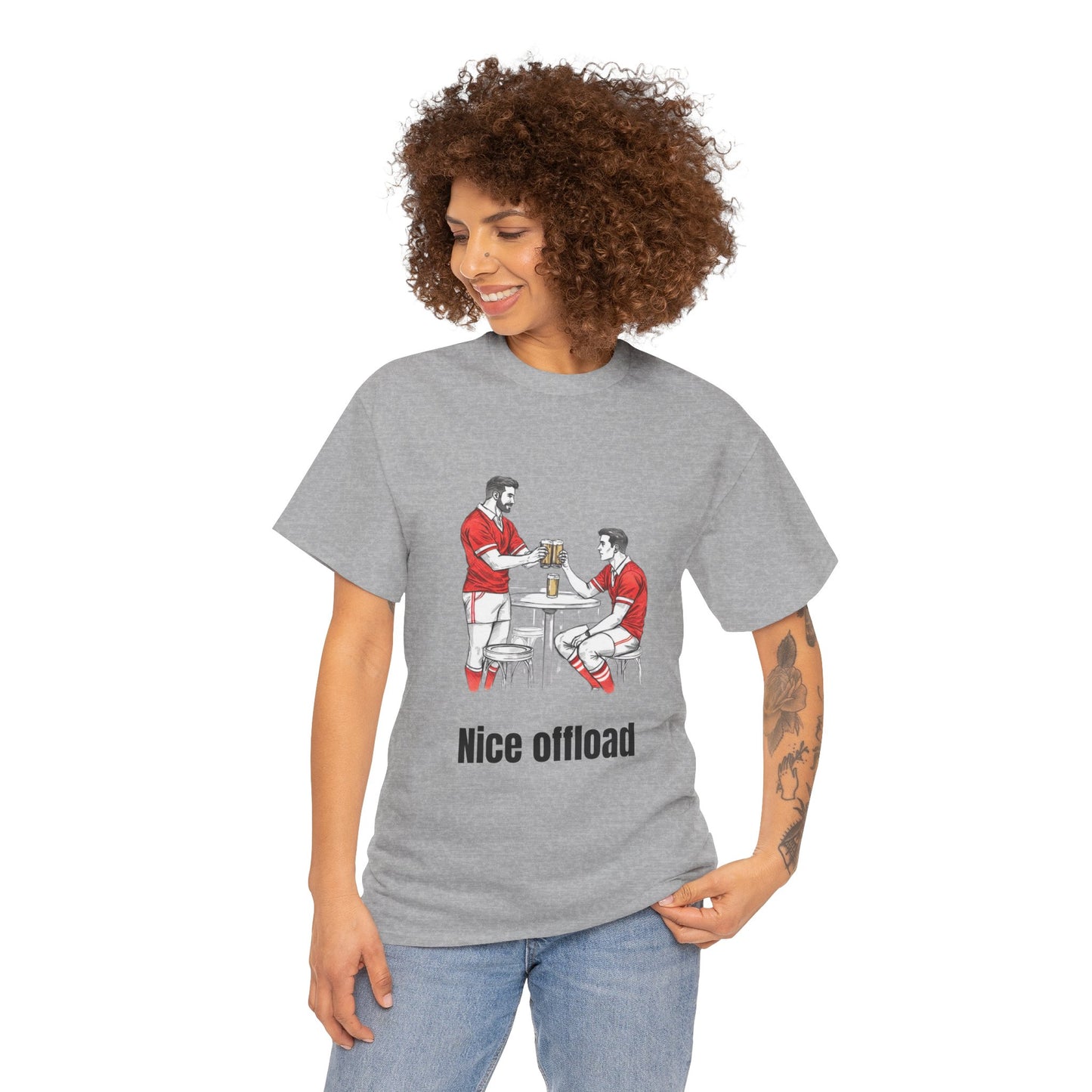 T-shirt de rugby Nice Offload – Cadeau pour les supporters gallois