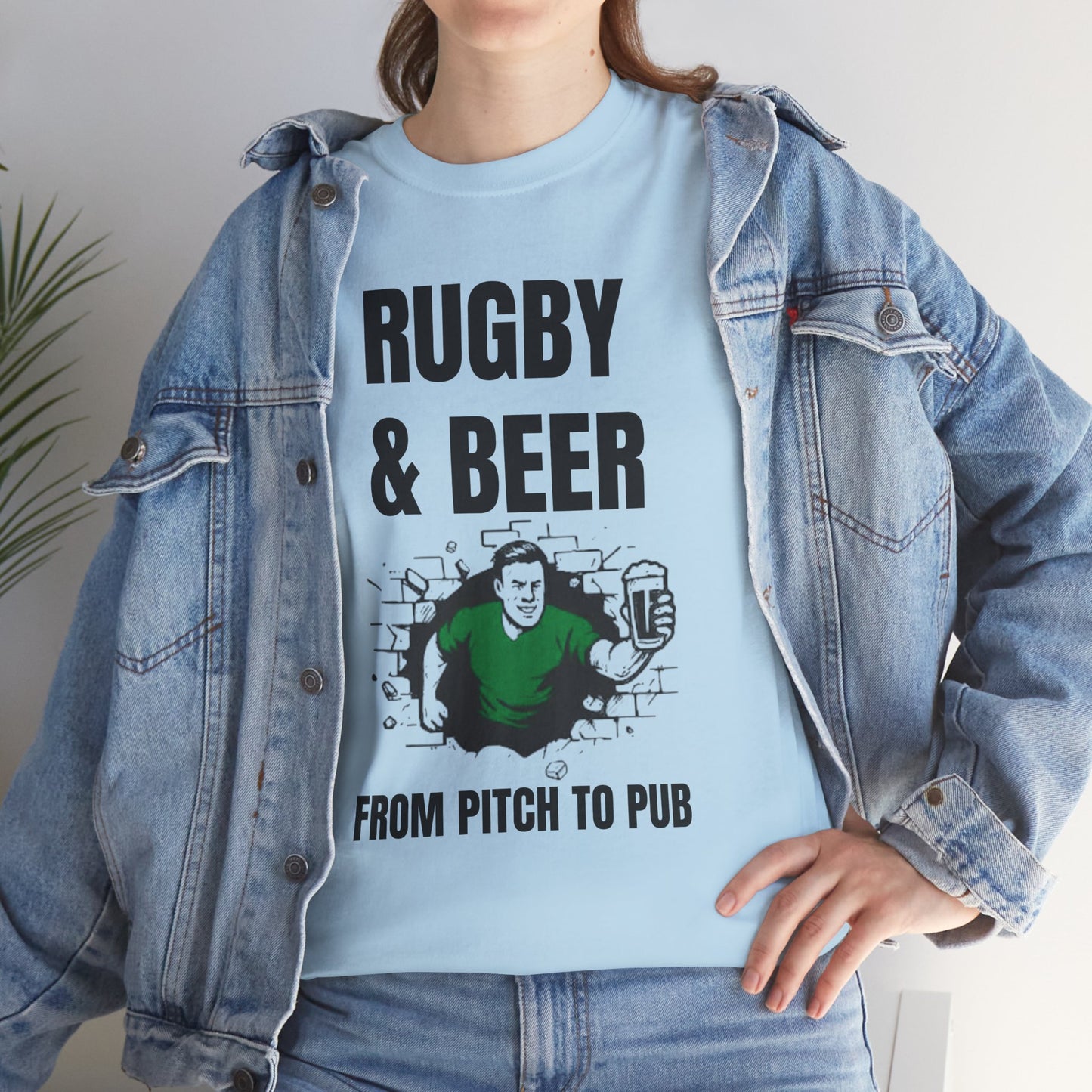 T-shirt Rugby et bière – Du terrain au pub | T-shirt des supporters irlandais de rugby