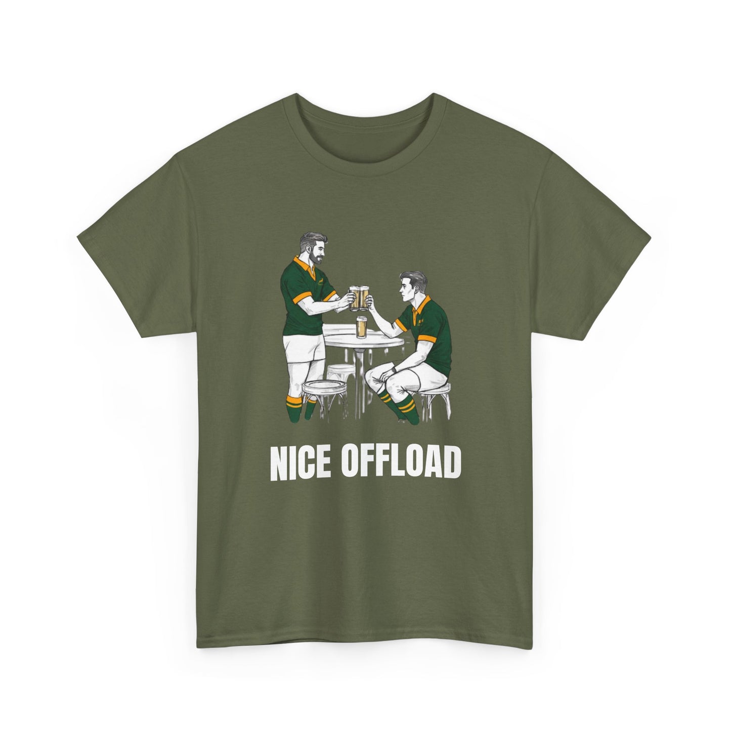 Nice Offload – South Africa Rugby Fan T-Shirt | Rugby & Beer