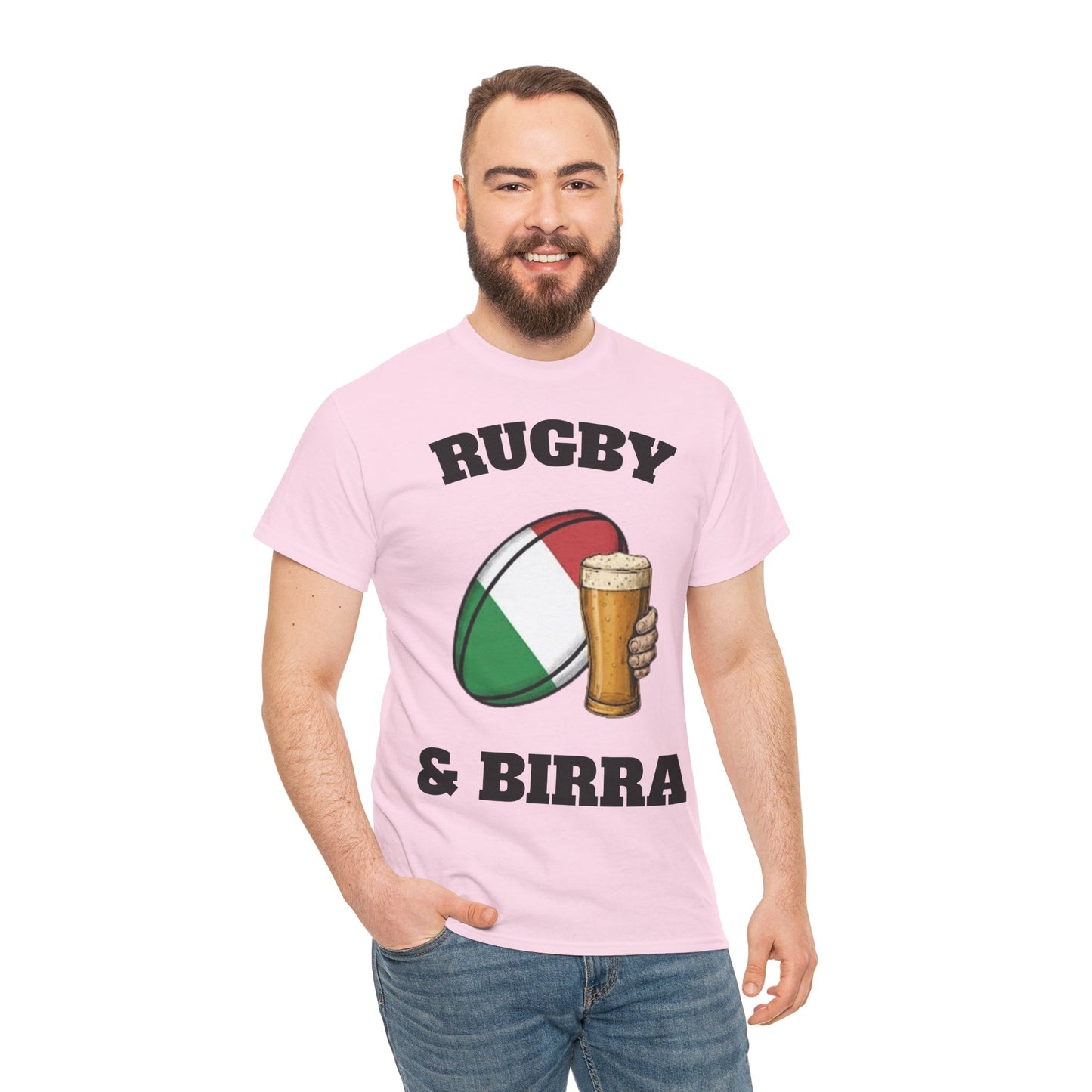 Rugby & Birra – T-shirt Tifosi Rugby Italia