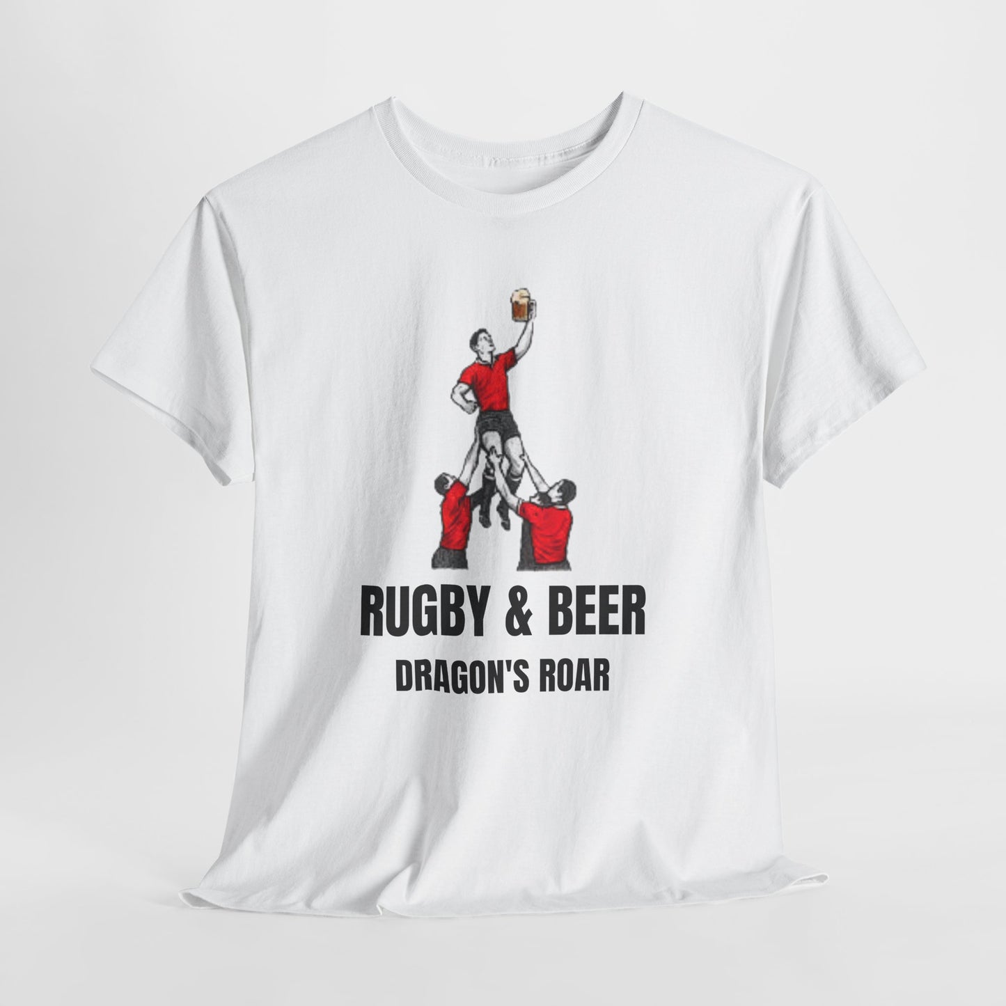 Dragon’s Roar Wales Rugby T-Shirt | Rugby & Beer Fan Tee