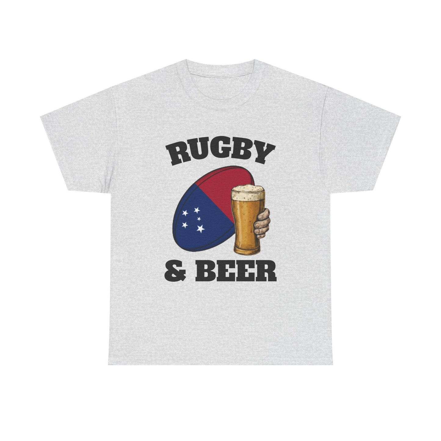 Rugby & Beer Samoa T-Shirt – Manu Samoa Rugby Fans Tee