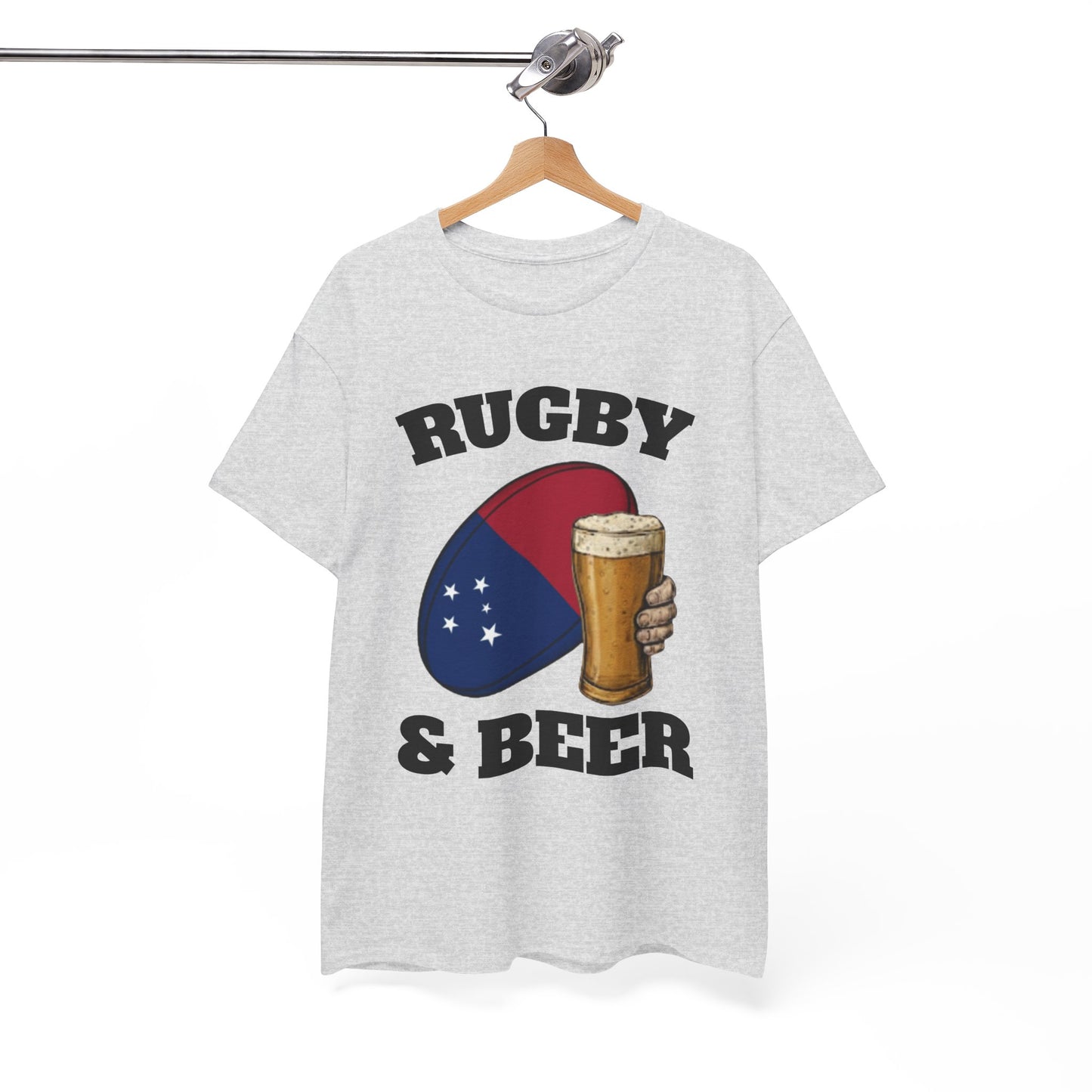 Rugby & Beer Samoa T-Shirt – Manu Samoa Rugby Fans Tee