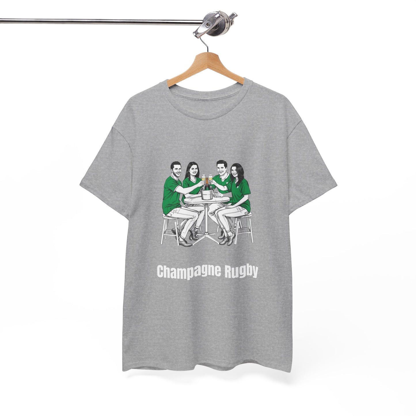 T-shirt de rugby champagne – Cadeau pour les fans de rugby irlandais