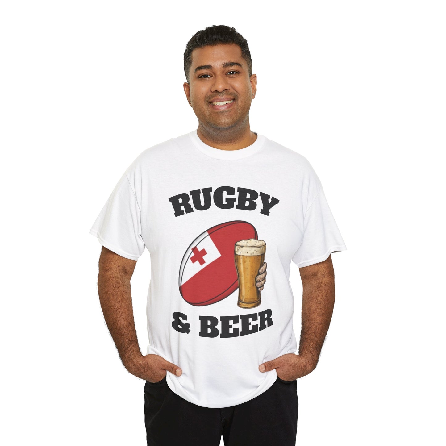 Rugby & Beer Tonga T-Shirt – Ikale Tahi Rugby Fans Tee