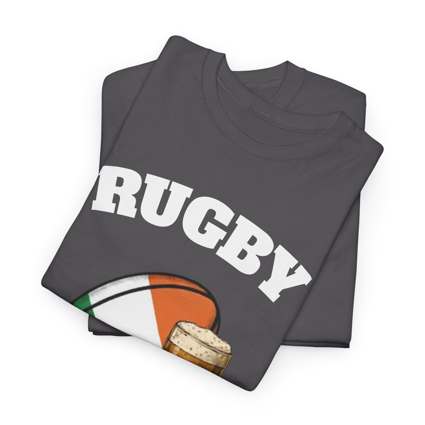 Irish Rugby & Beer T-Shirt – Perfect for Match Days, Gifts & Lads Trips