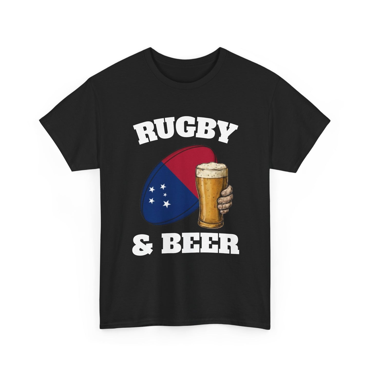 Rugby & Beer Samoa T-Shirt – Manu Samoa Rugby Fans Tee