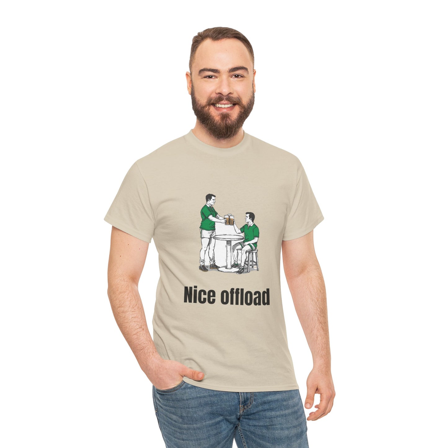 Nice Offload Rugby T-Shirt – Irish Rugby Fan Gift