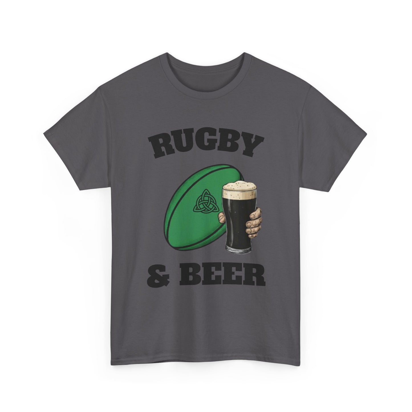 Irish Rugby & Beer T-Shirt – Perfect for Match Days, Gifts & Lads Trips