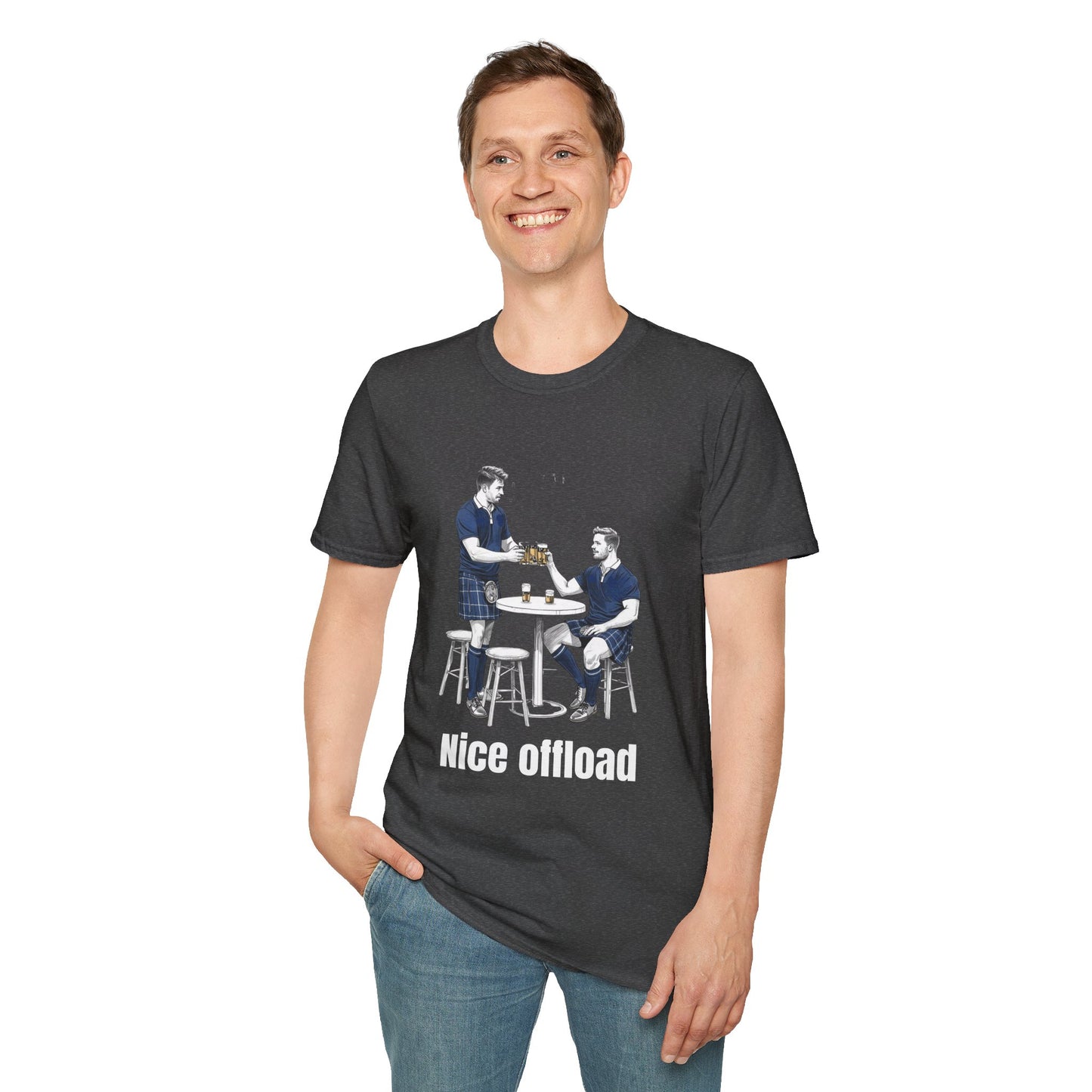 Nice Offload Rugby T-Shirt – Scotland Rugby Fan Gift