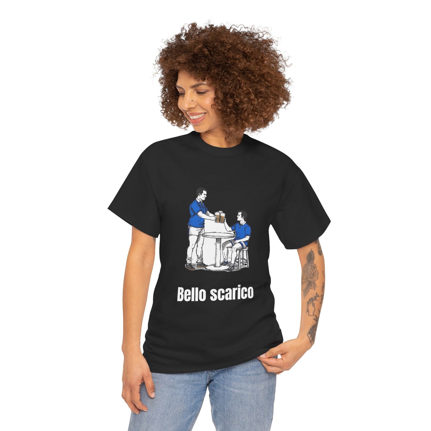 T-Shirt "Bello Scarico" per Tifosi del Rugby Italiano