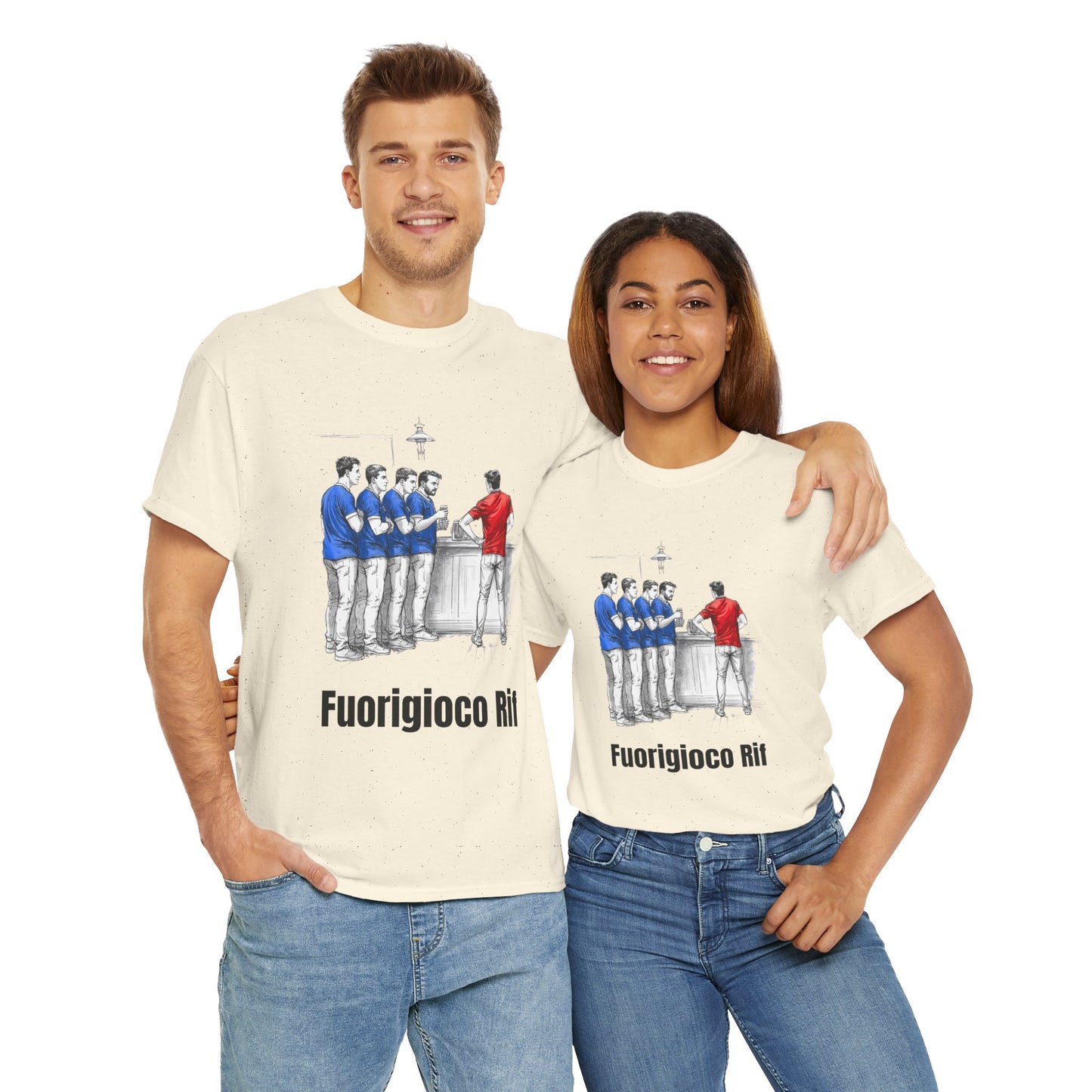Maglietta da rugby divertente per tifosi: "Fuorigioco Rif"