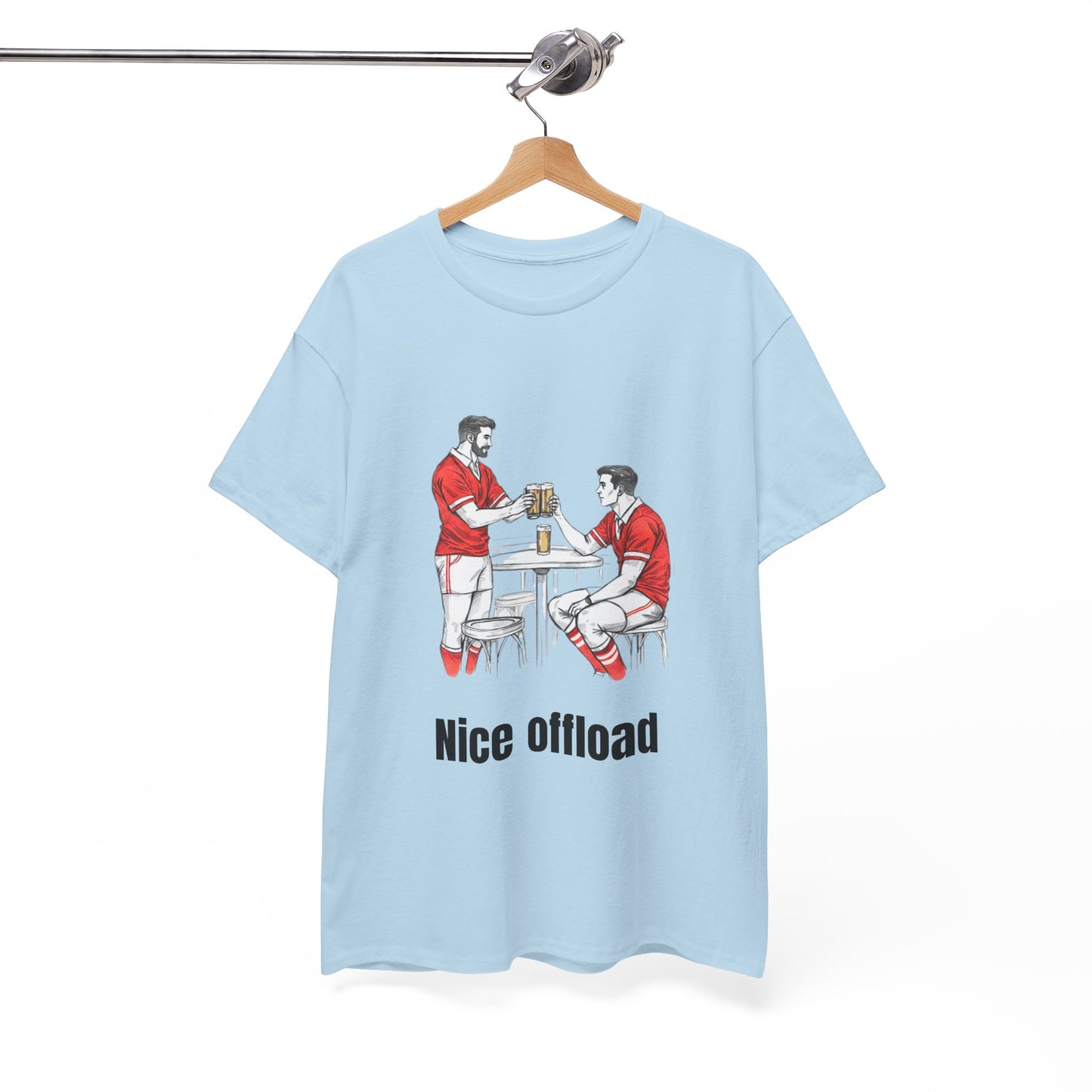 T-shirt de rugby Nice Offload – Cadeau pour les supporters gallois