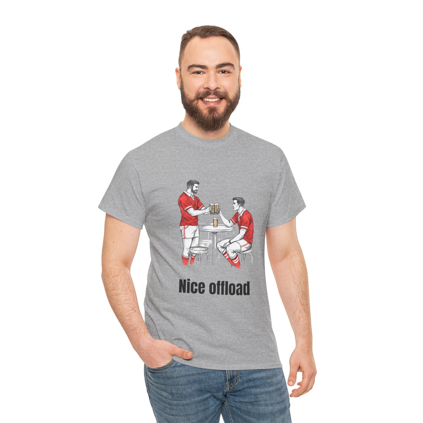 T-shirt de rugby Nice Offload – Cadeau pour les supporters gallois