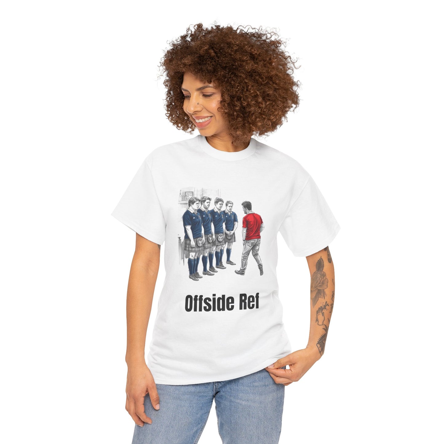 Offside Ref – Funny Scottish Rugby T-Shirt for Fans & Gifts
