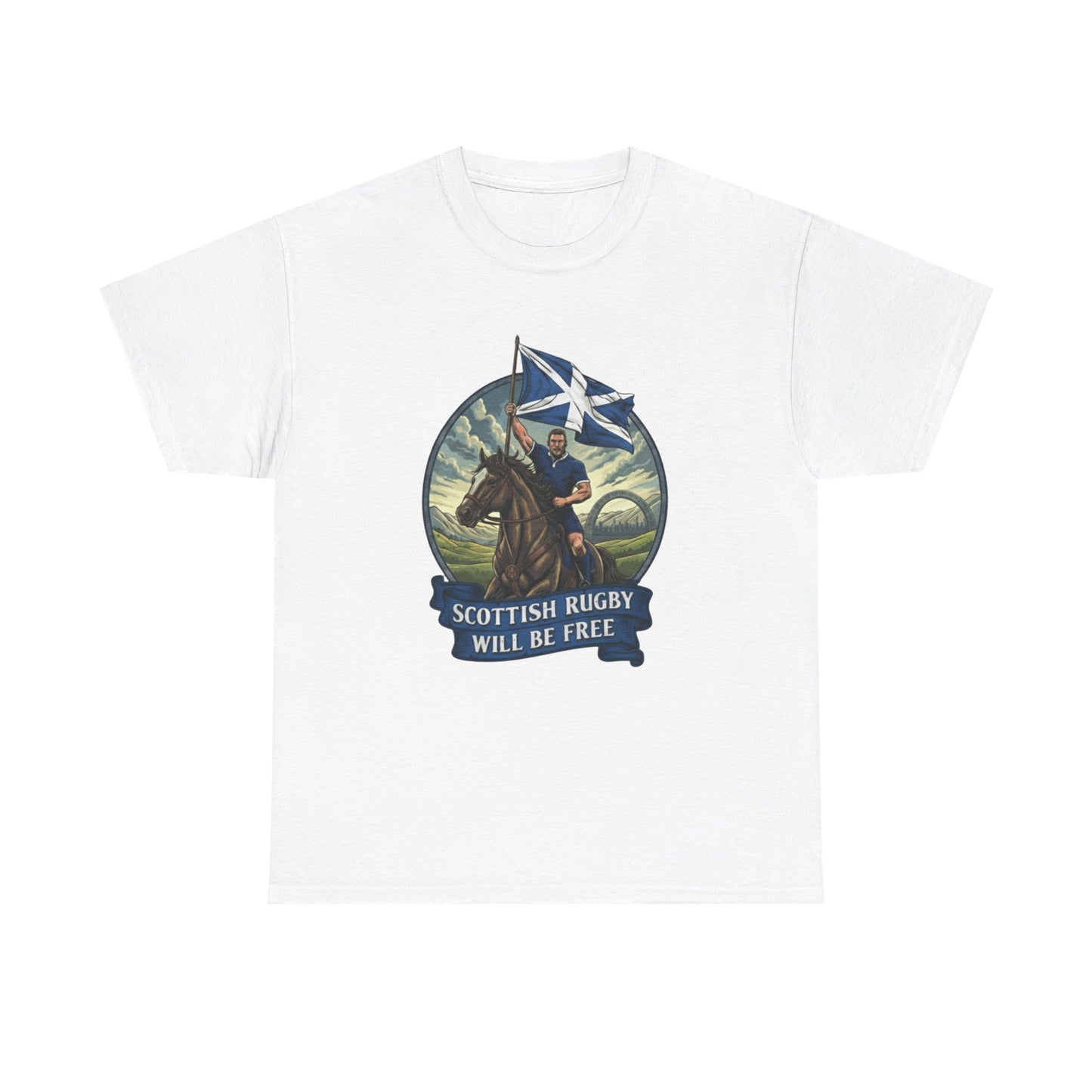 Scottish Rugby T-Shirt – “Scottish Rugby Will Be Free” | Scotland Rugby Fan Gift