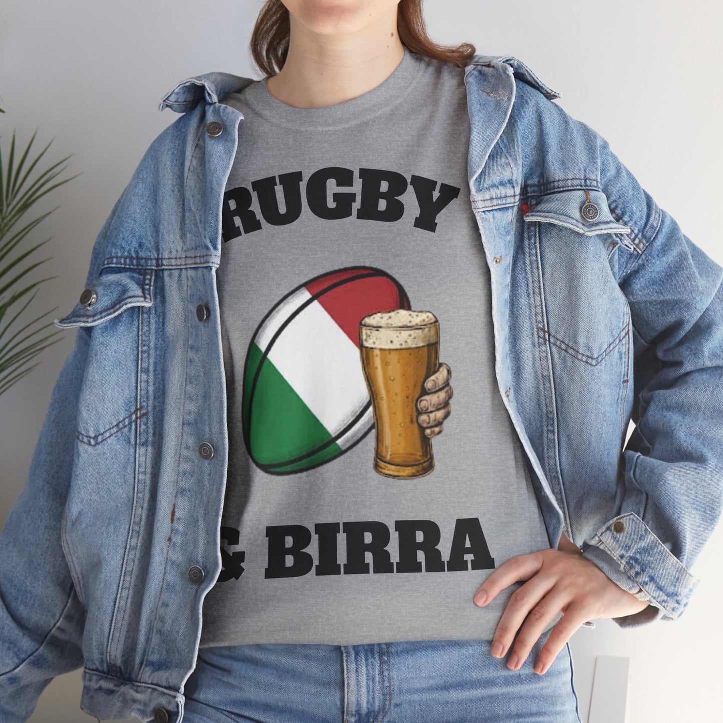 Rugby & Birra – T-shirt Tifosi Rugby Italia