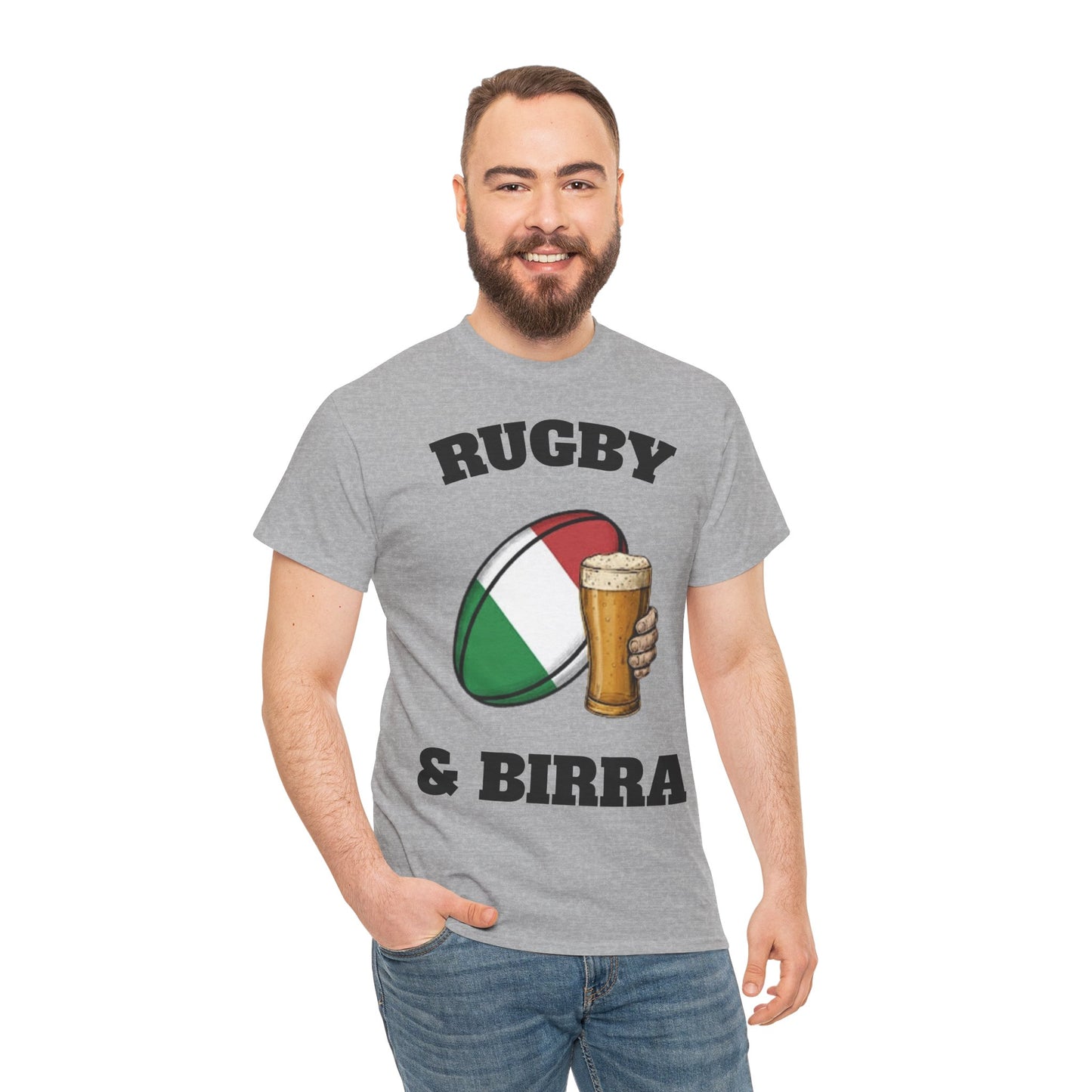 Rugby & Birra – T-shirt Tifosi Rugby Italia