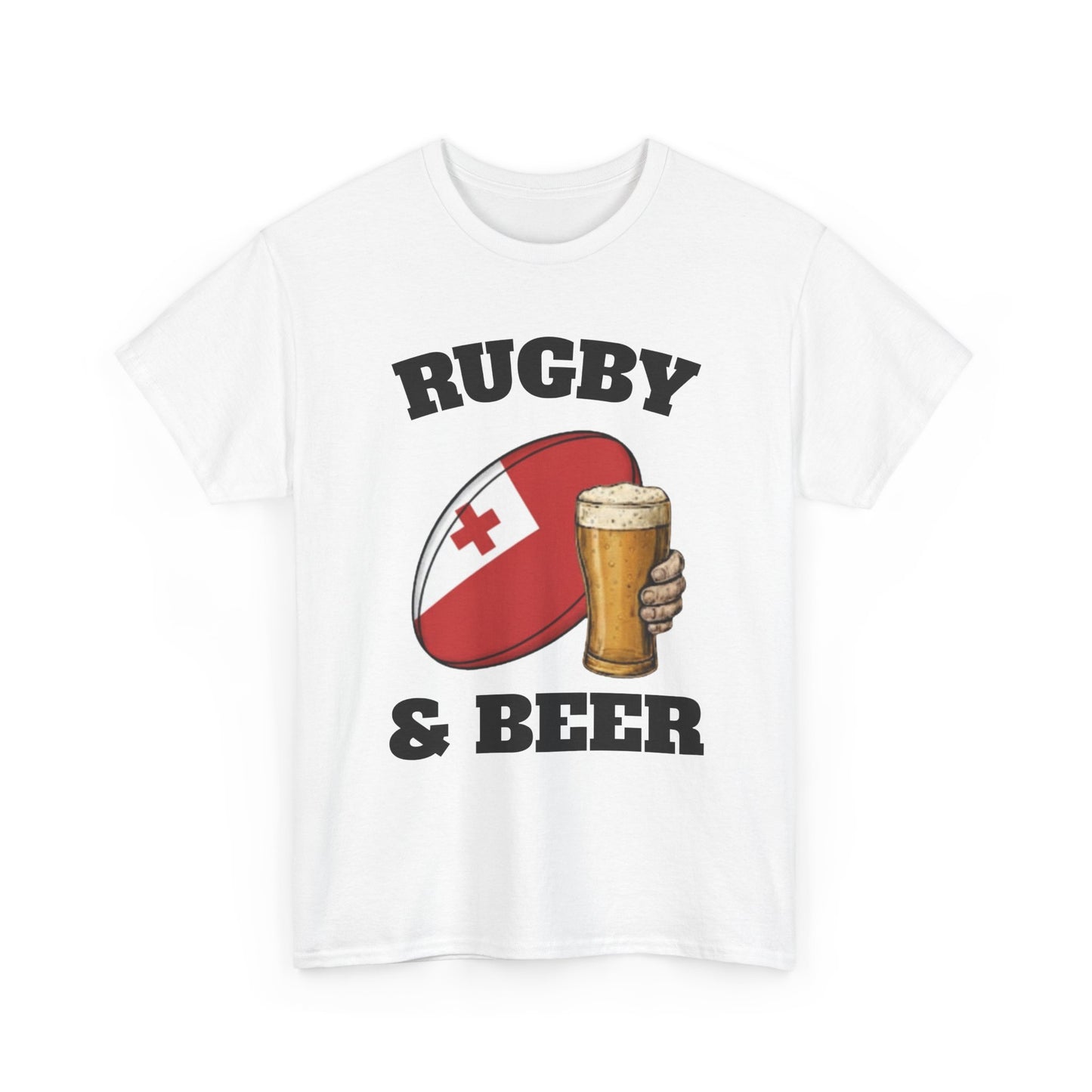 Rugby & Beer Tonga T-Shirt – Ikale Tahi Rugby Fans Tee