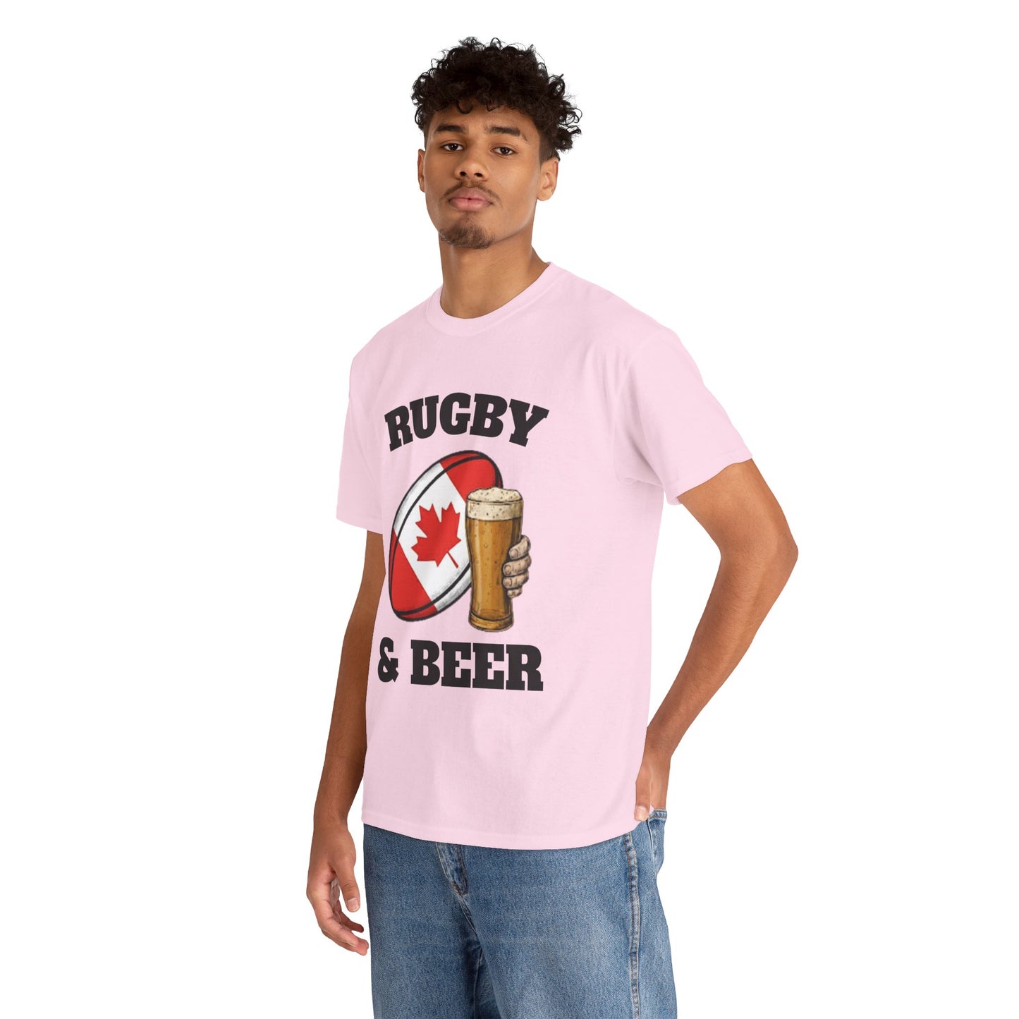 Rugby & Beer Canada T-Shirt – Canadian Rugby Fan Tee