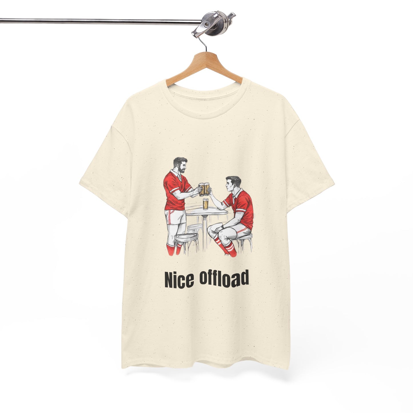 T-shirt de rugby Nice Offload – Cadeau pour les supporters gallois