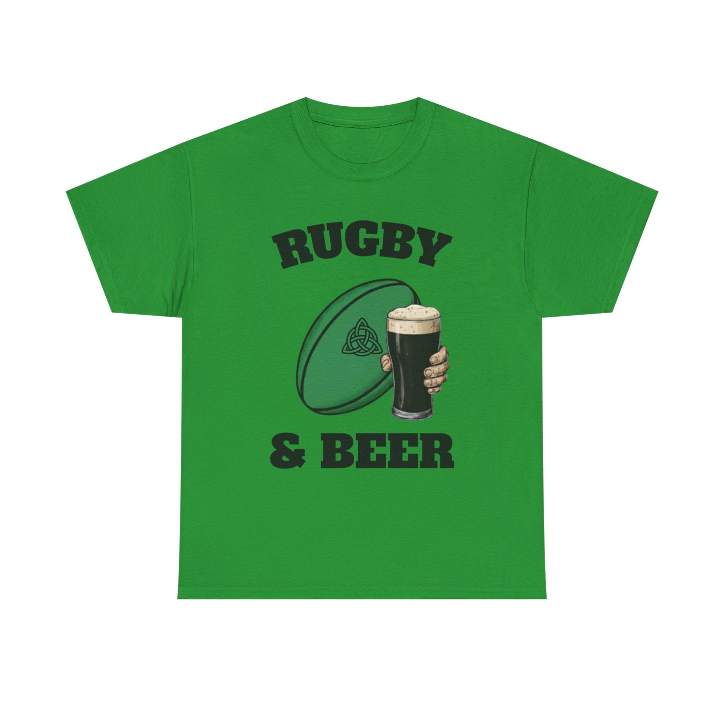 Irish Rugby & Beer T-Shirt – Perfect for Match Days, Gifts & Lads Trips