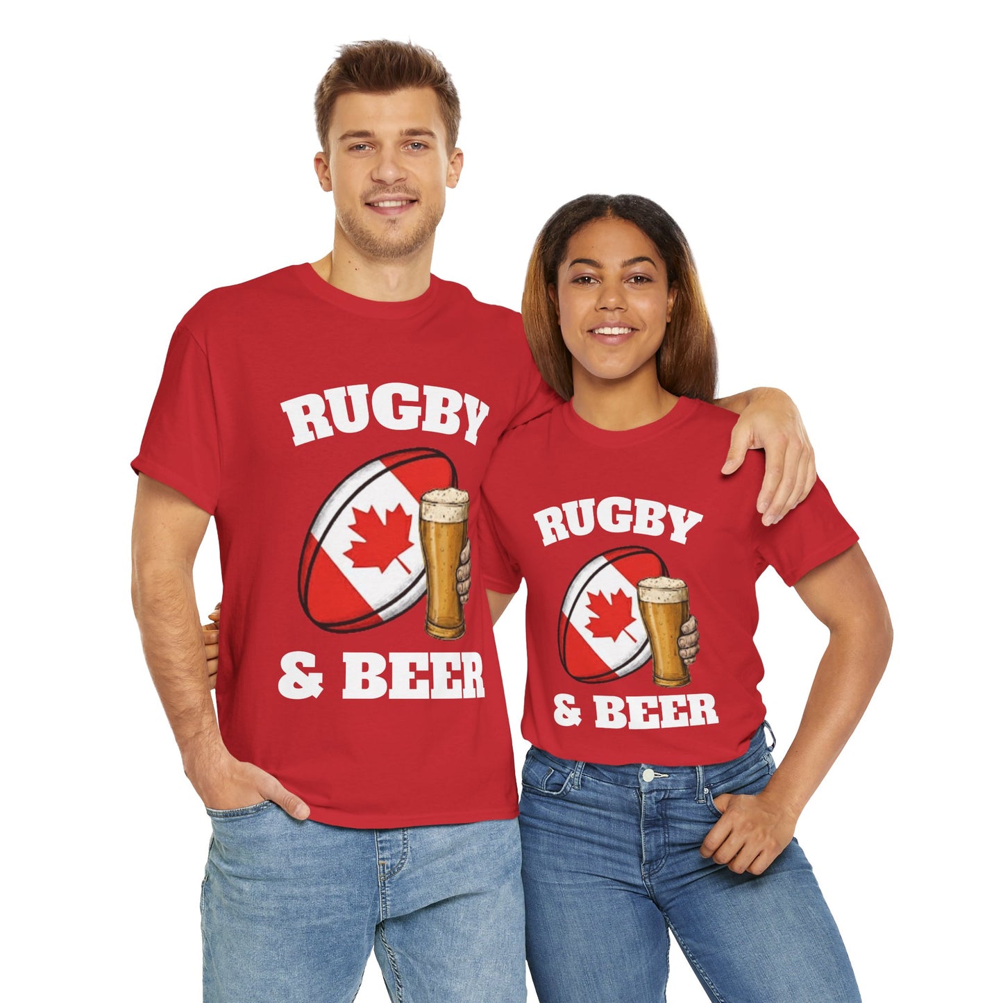 Rugby & Beer Canada T-Shirt – Canadian Rugby Fan Tee