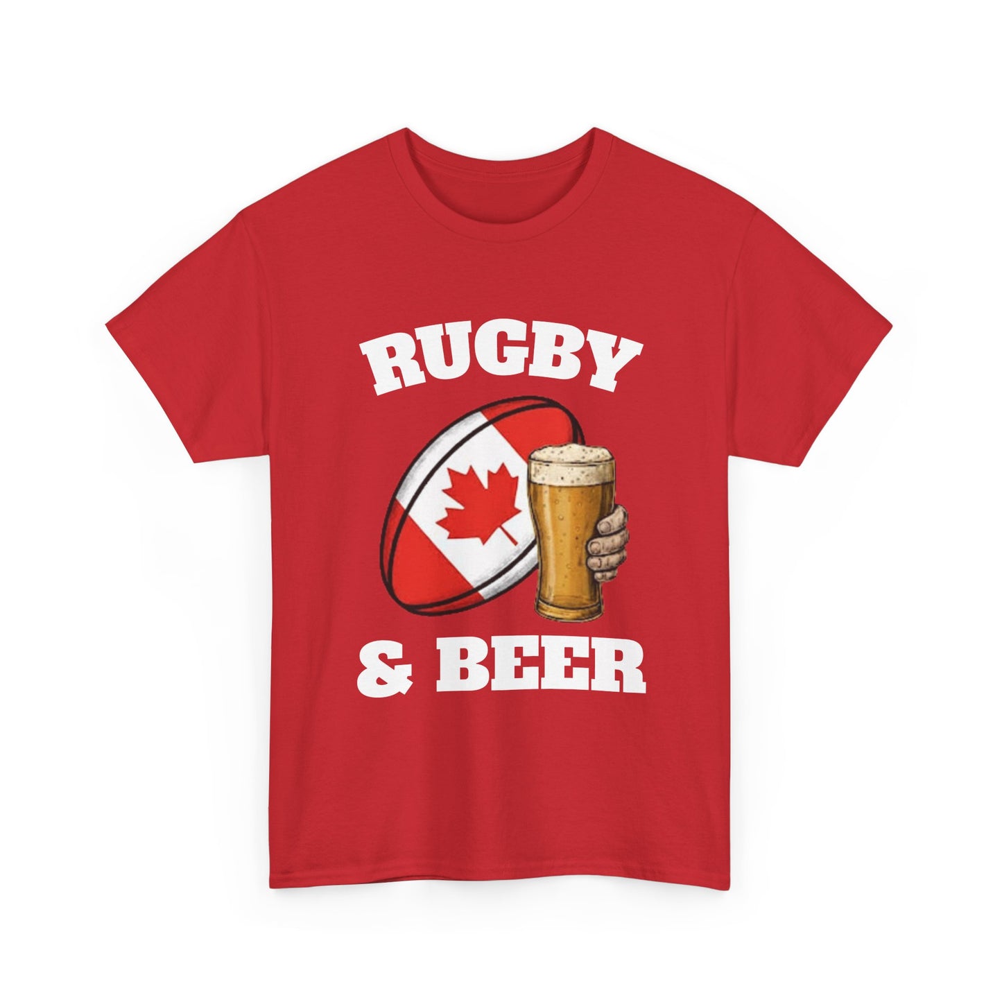 Rugby & Beer Canada T-Shirt – Canadian Rugby Fan Tee