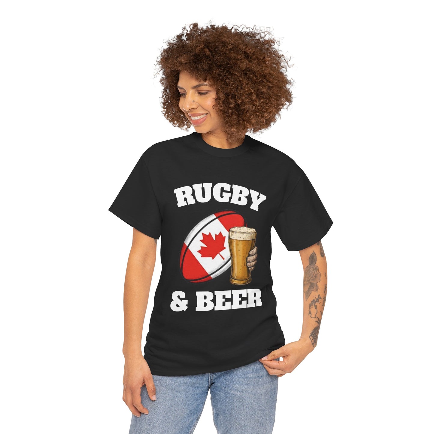 Rugby & Beer Canada T-Shirt – Canadian Rugby Fan Tee